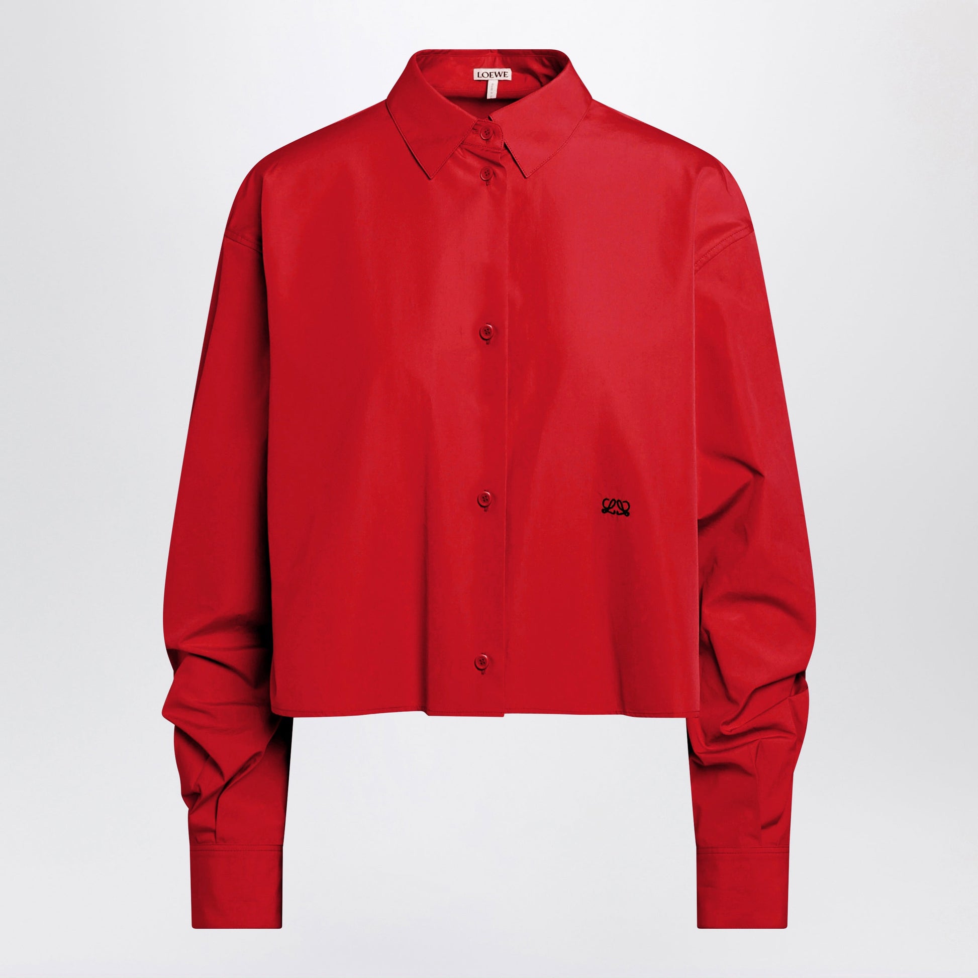 Loewe Red Cotton Shirt Women LOEWE