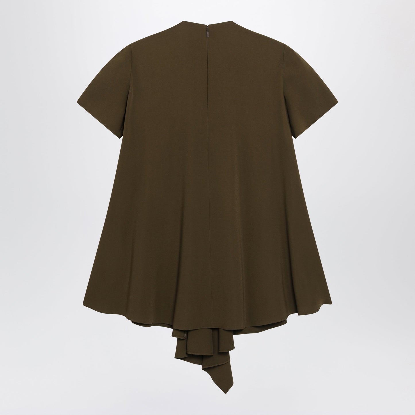 Loewe Khaki Green Stretch Viscose Dress Women LOEWE
