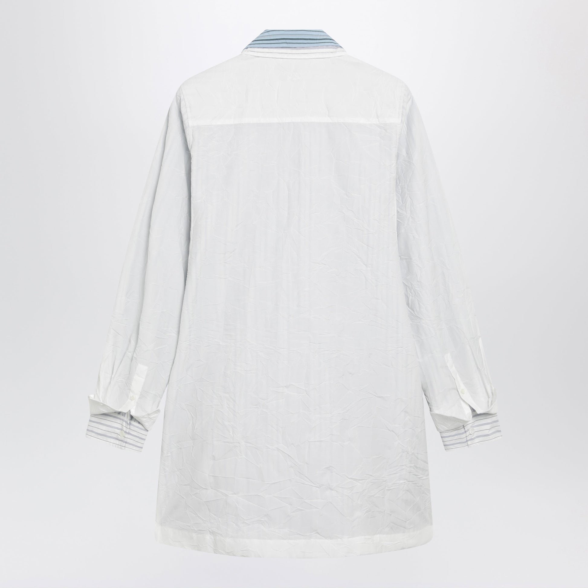 Loewe White Technical Cotton Short Dress Women LOEWE