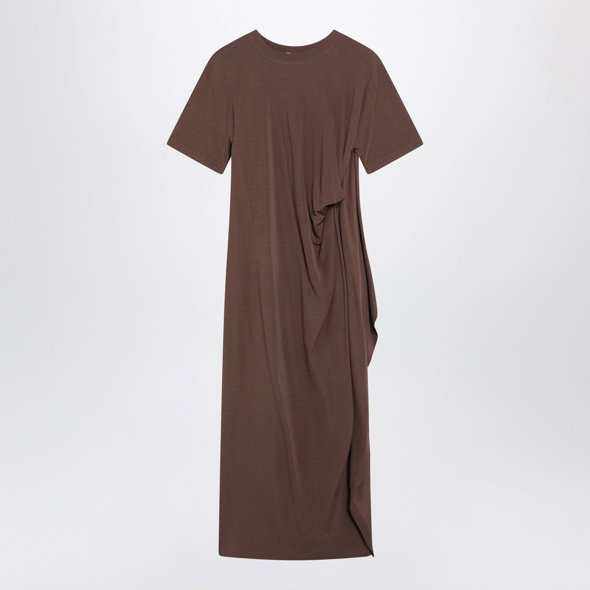 Loewe Dark Brown Viscose Blend Dress Women LOEWE