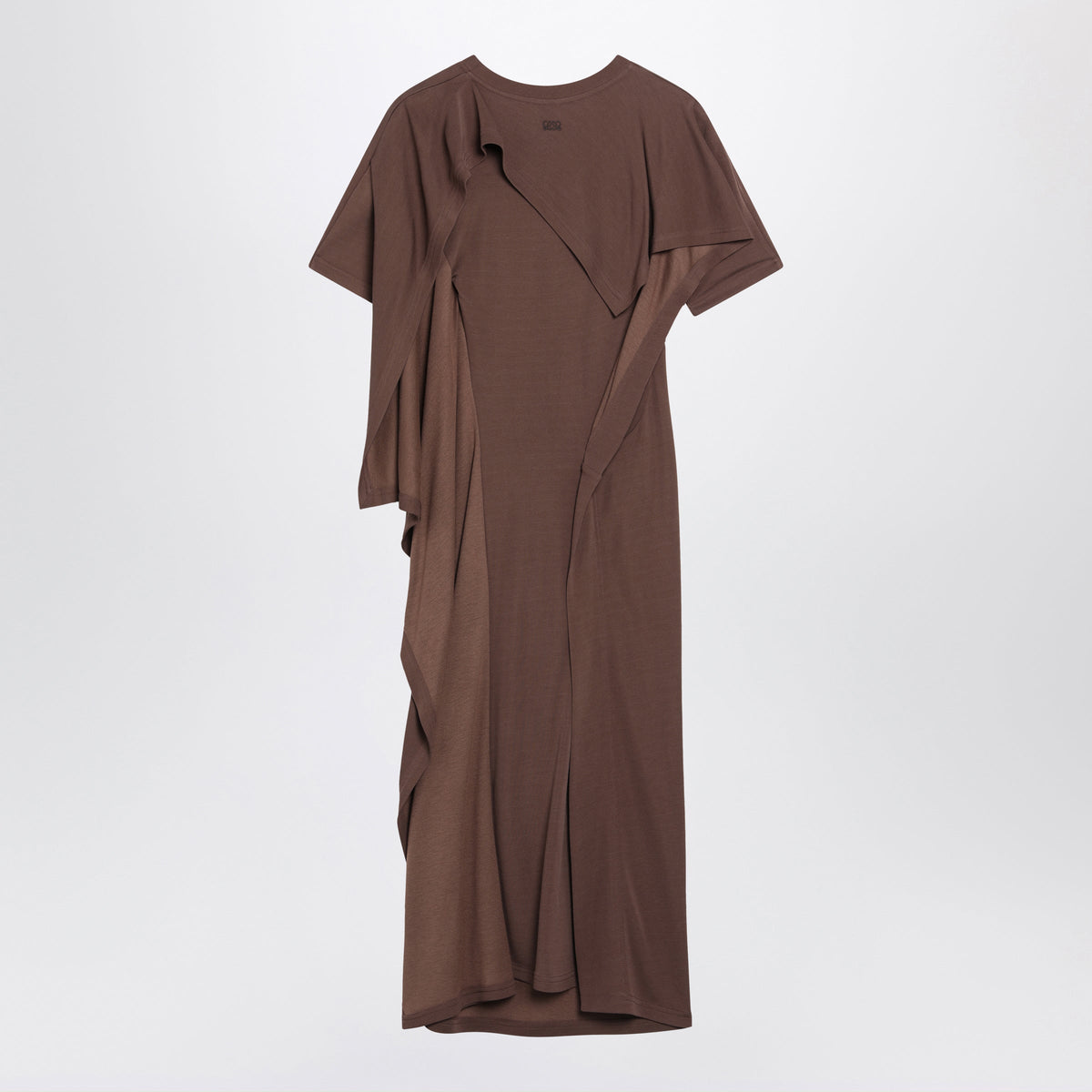 Loewe Dark Brown Viscose Blend Dress Women LOEWE