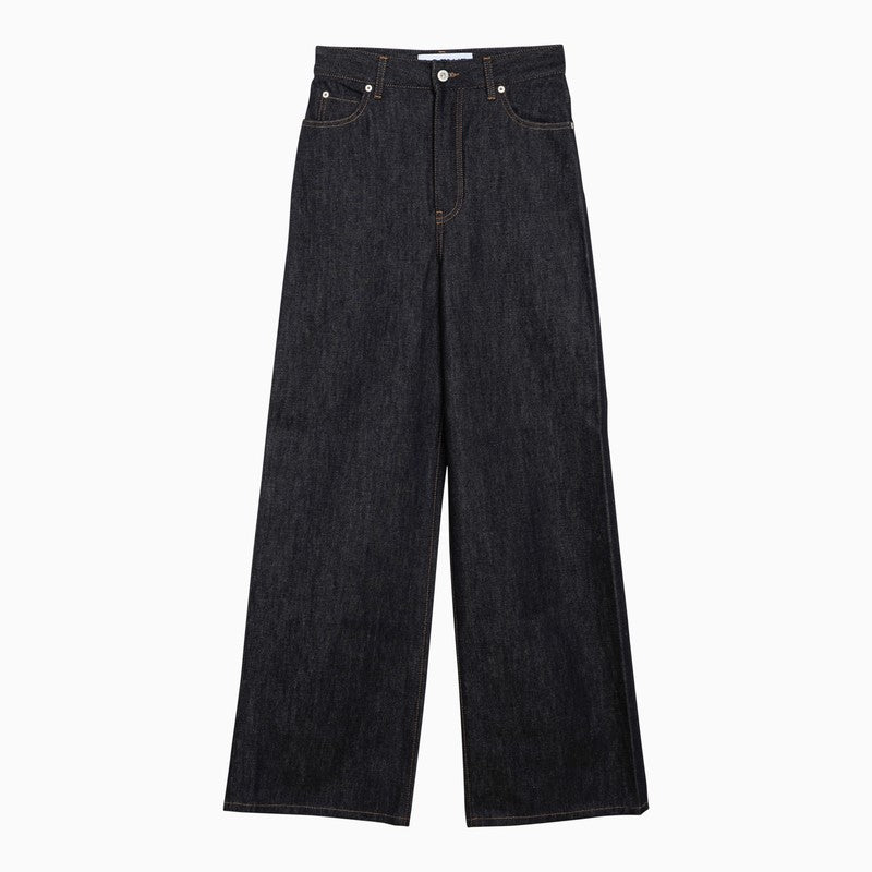 Loewe High-Waisted Wide Denim Jeans Women