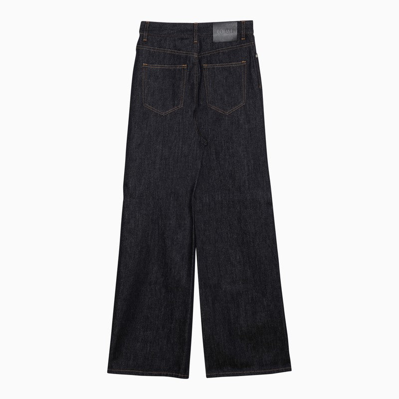 Loewe High-Waisted Wide Denim Jeans Women