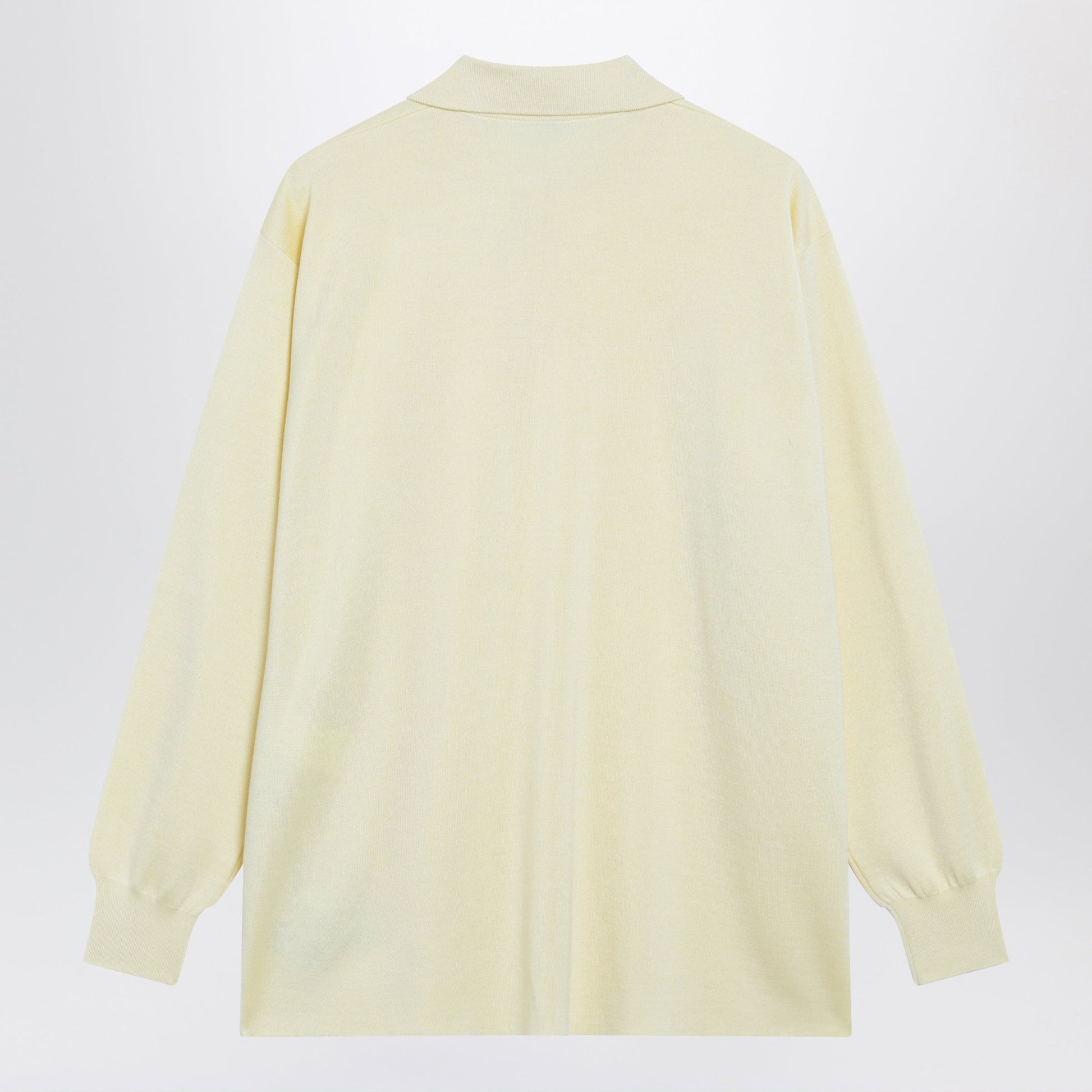 Loewe Cashmere And Silk-Blend Polo Sweater In Yellow Women LOEWE