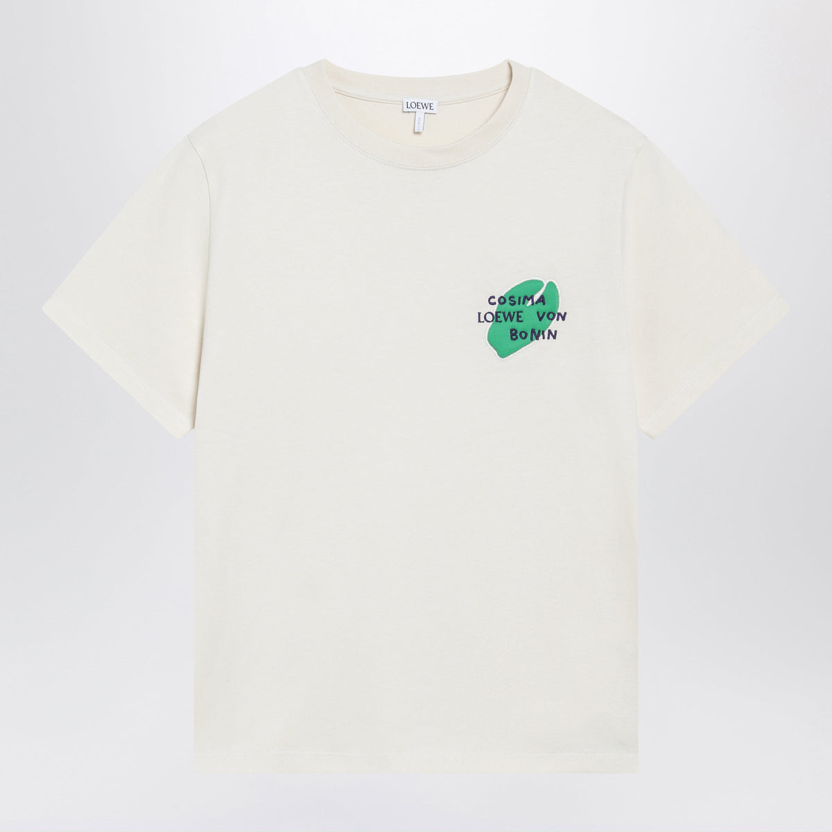 Loewe Ecru Cotton T-Shirt Women LOEWE