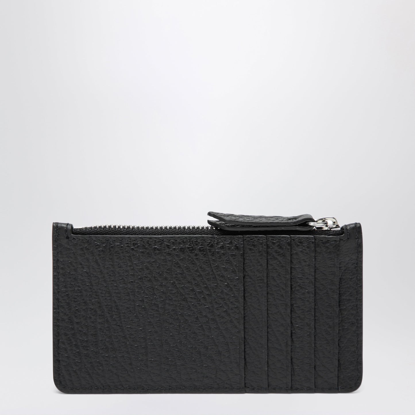 Maison Margiela Black Four Stitches Zip Cardholder Men MAISON MARGIELA