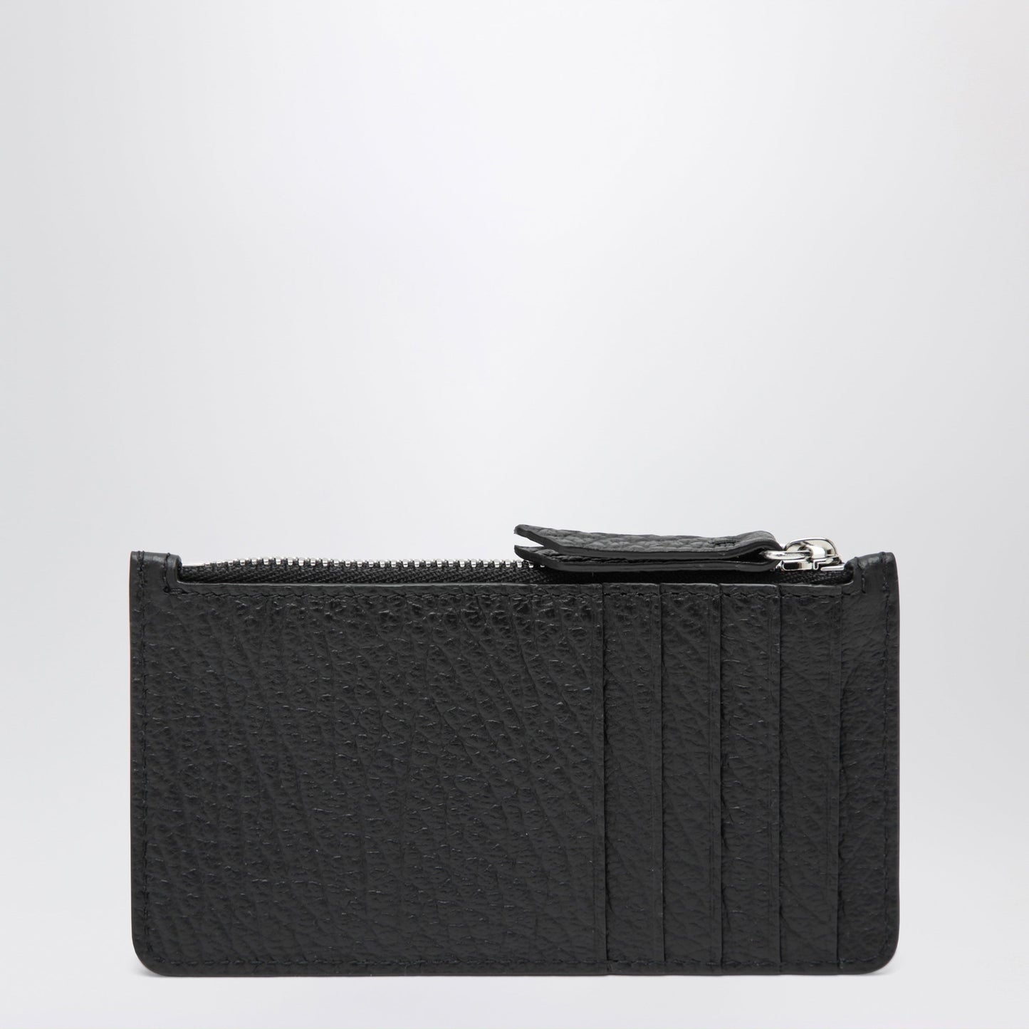 Maison Margiela Black Four Stitches Zip Cardholder Men MAISON MARGIELA