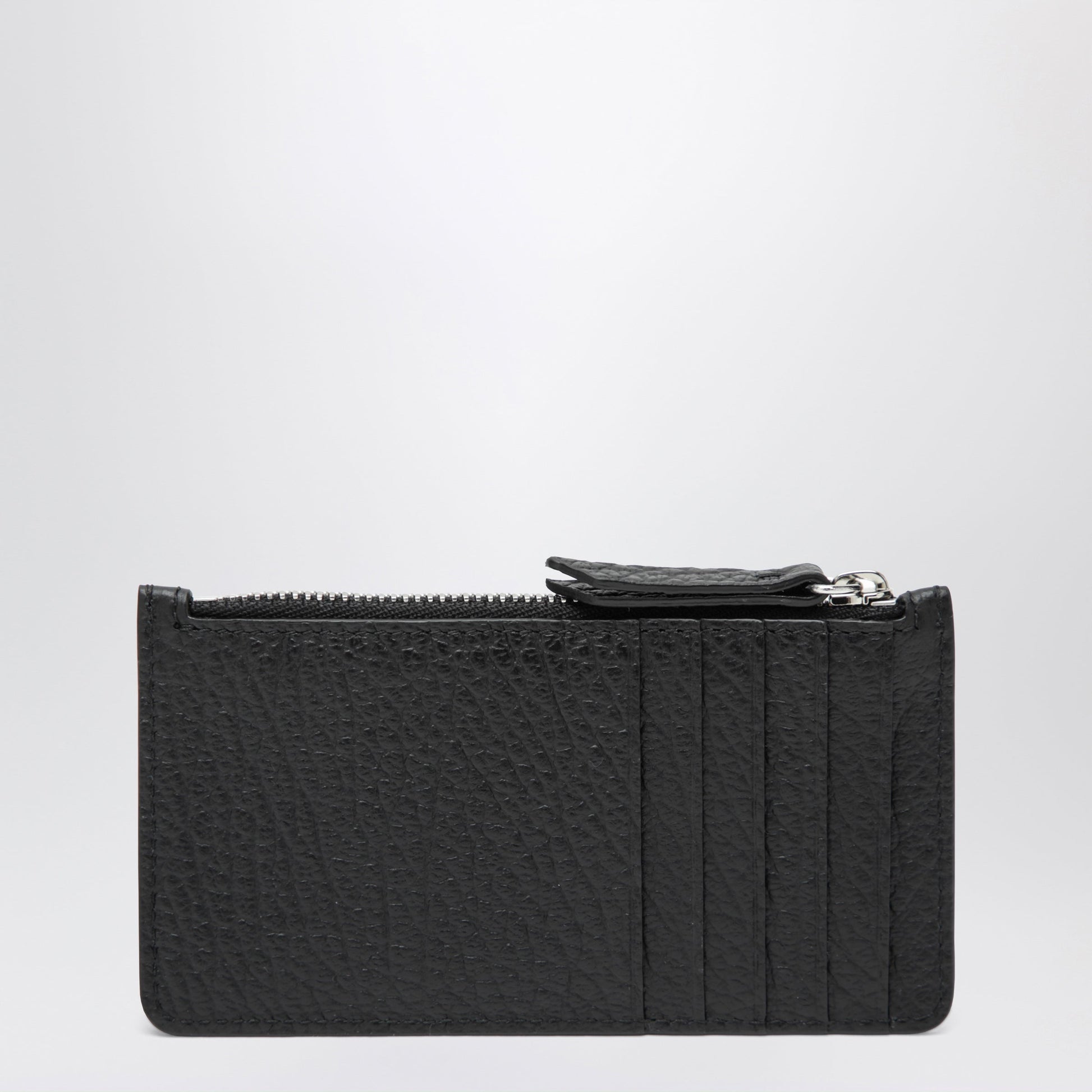 Maison Margiela Black Four Stitches Zip Cardholder Men MAISON MARGIELA
