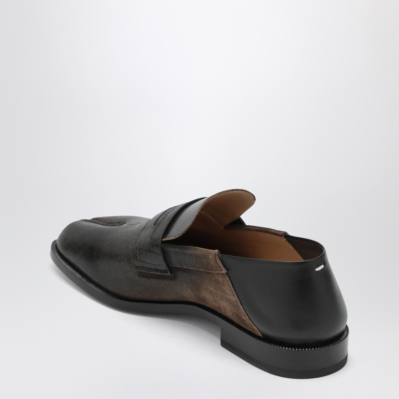 Maison Margiela Tabi City Loafers In Suede With Laminated Treatment Men MAISON MARGIELA