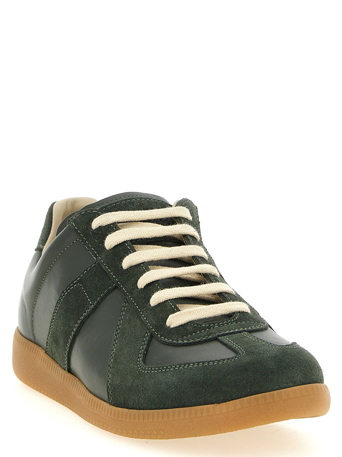 Maison Margiela Men 'Replica' Leather Sneakers MAISON MARGIELA