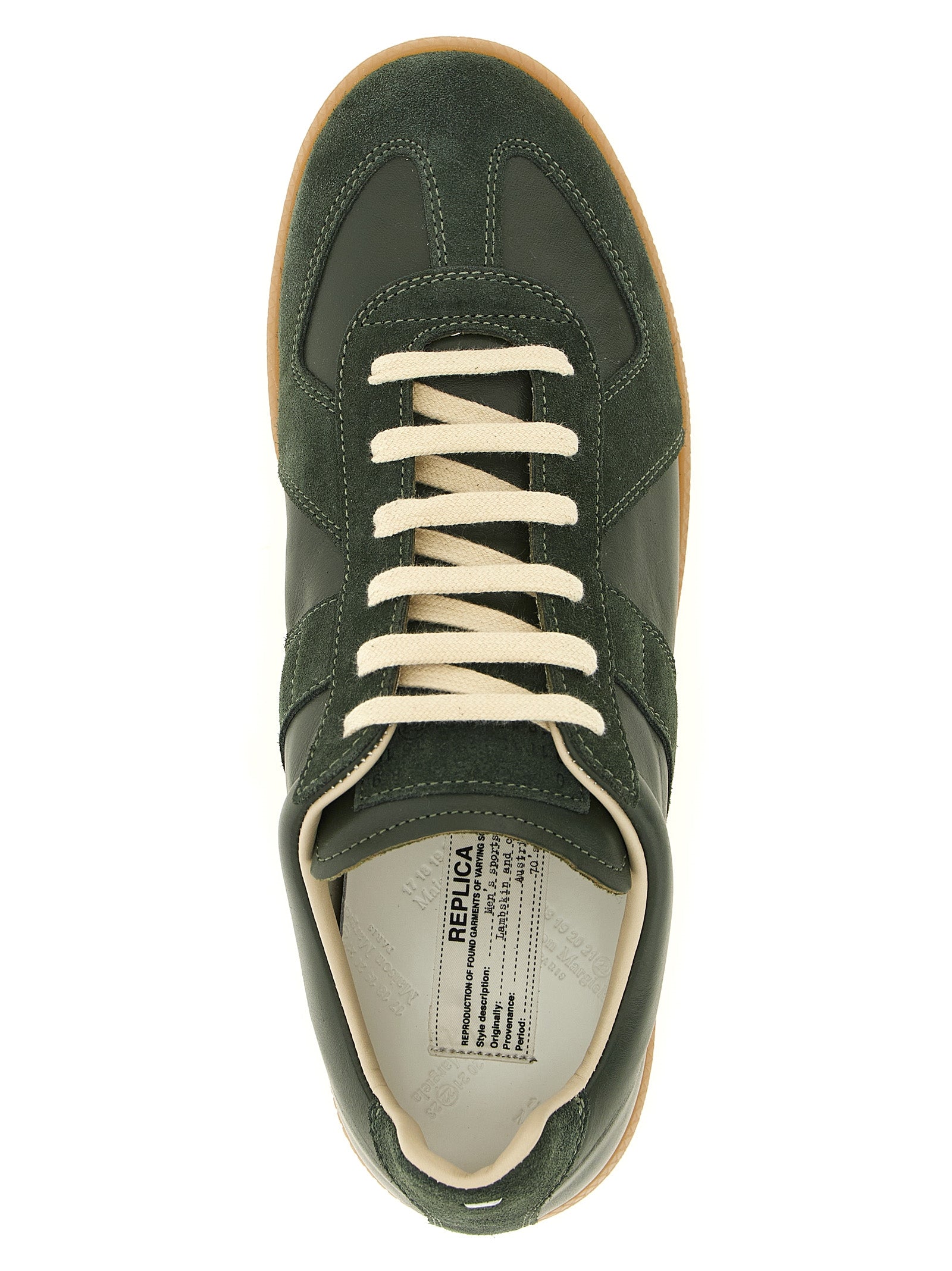 Maison Margiela Men 'Replica' Leather Sneakers MAISON MARGIELA