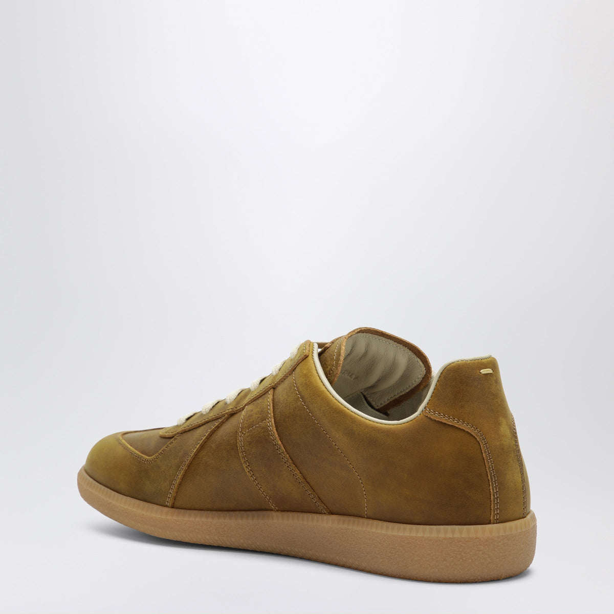 Maison Margiela Beige Replica Leather Sneakers Men MAISON MARGIELA
