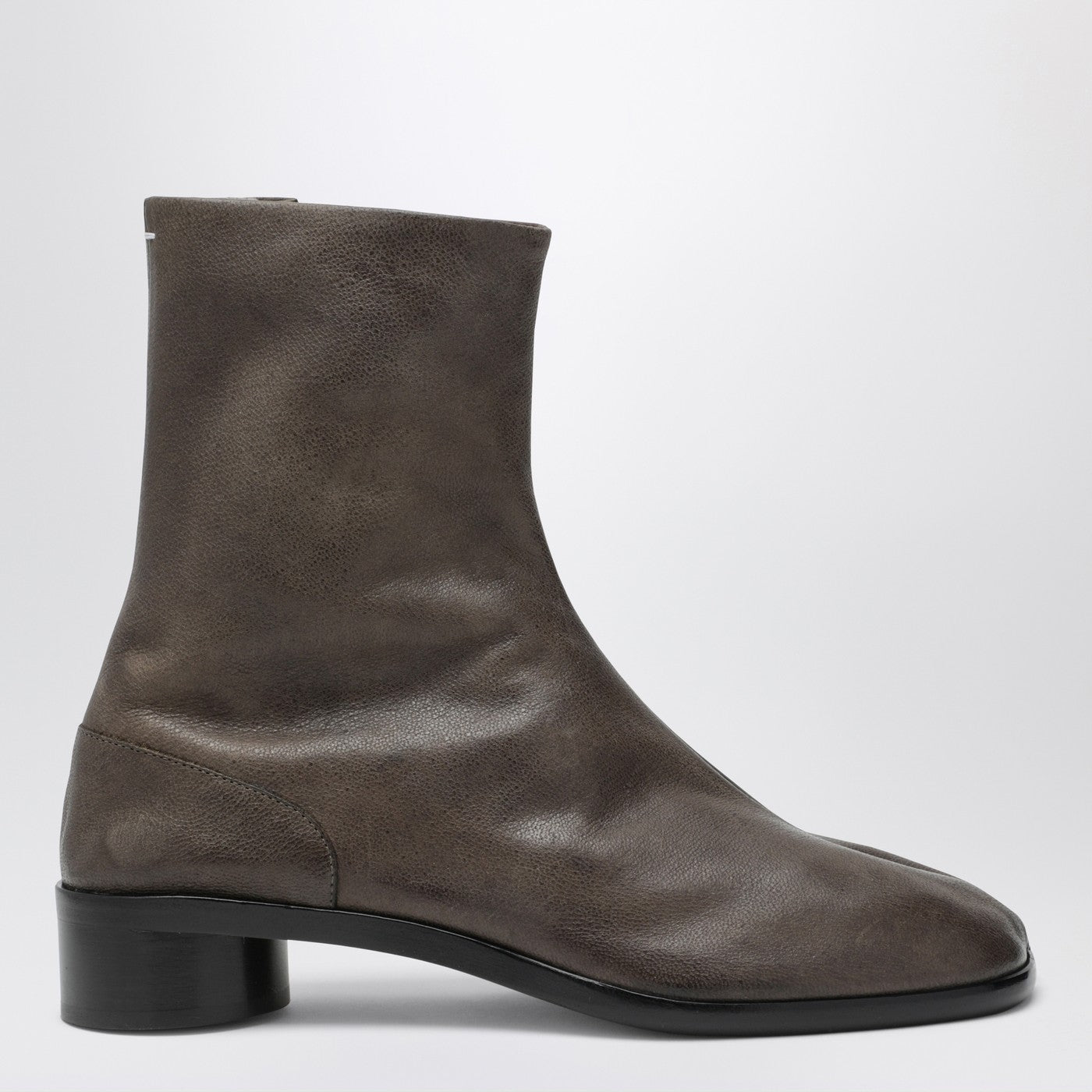 Maison Margiela Tabi Ankle Boot In Brown Leather Men MAISON MARGIELA