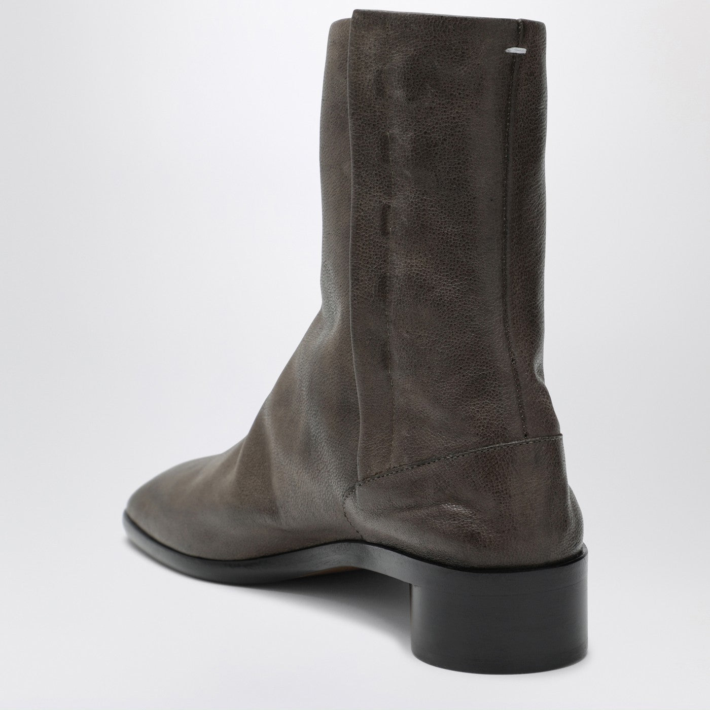 Maison Margiela Tabi Ankle Boot In Brown Leather Men MAISON MARGIELA