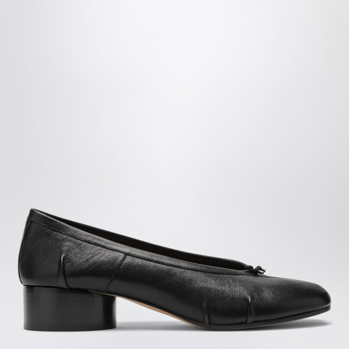 Maison Margiela Tabi Black Nappa Leather Ballet Flats Women MAISON MARGIELA