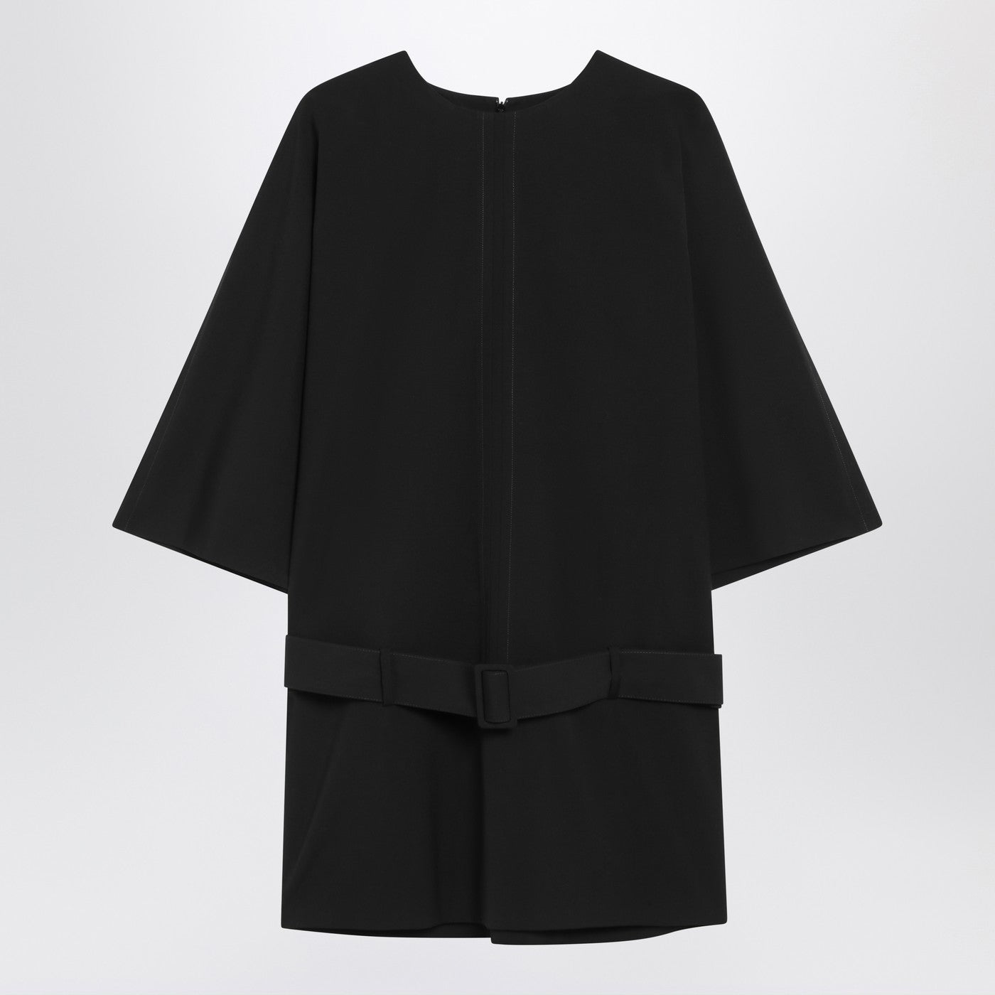 Mm6 Maison Margiela Black Wool-Blend Mini Dress Women MM6 MAISON MARGIELA