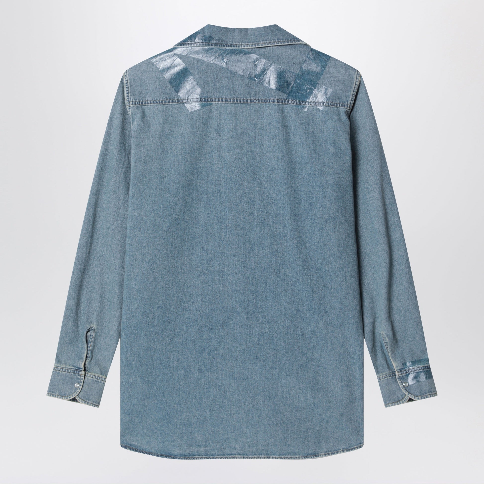 Maison Margiela Ice Blue Denim Shirt Men MAISON MARGIELA