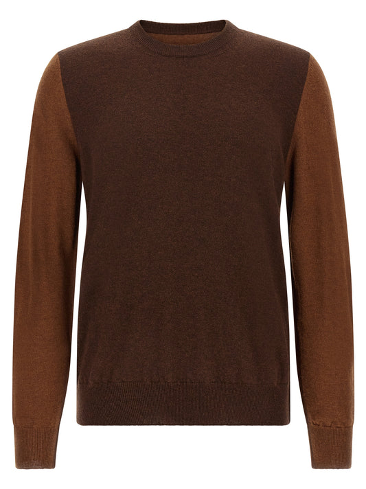 Maison Margiela Men Two-Tone Wool Sweater MAISON MARGIELA