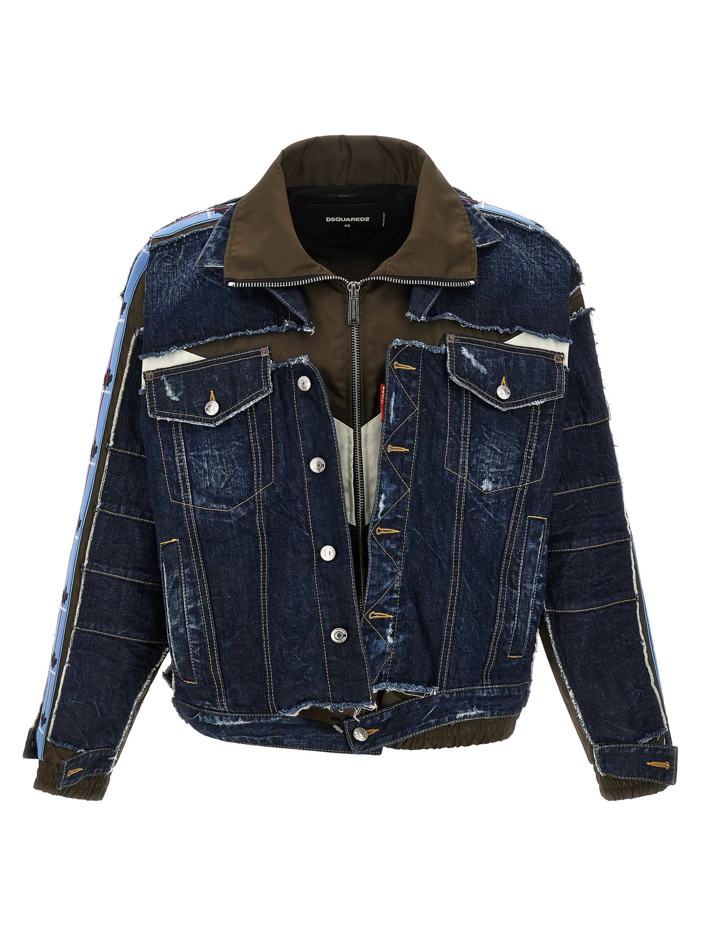 Dsquared2 Men Multilayer Denim Jacket DSQUARED2