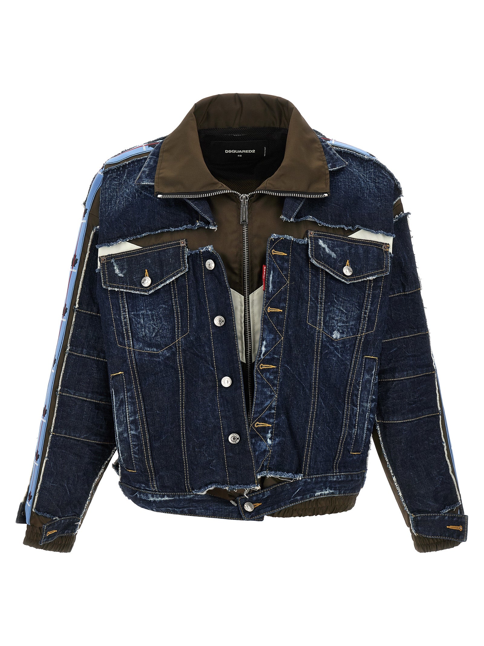 Dsquared2 Men Multilayer Denim Jacket DSQUARED2