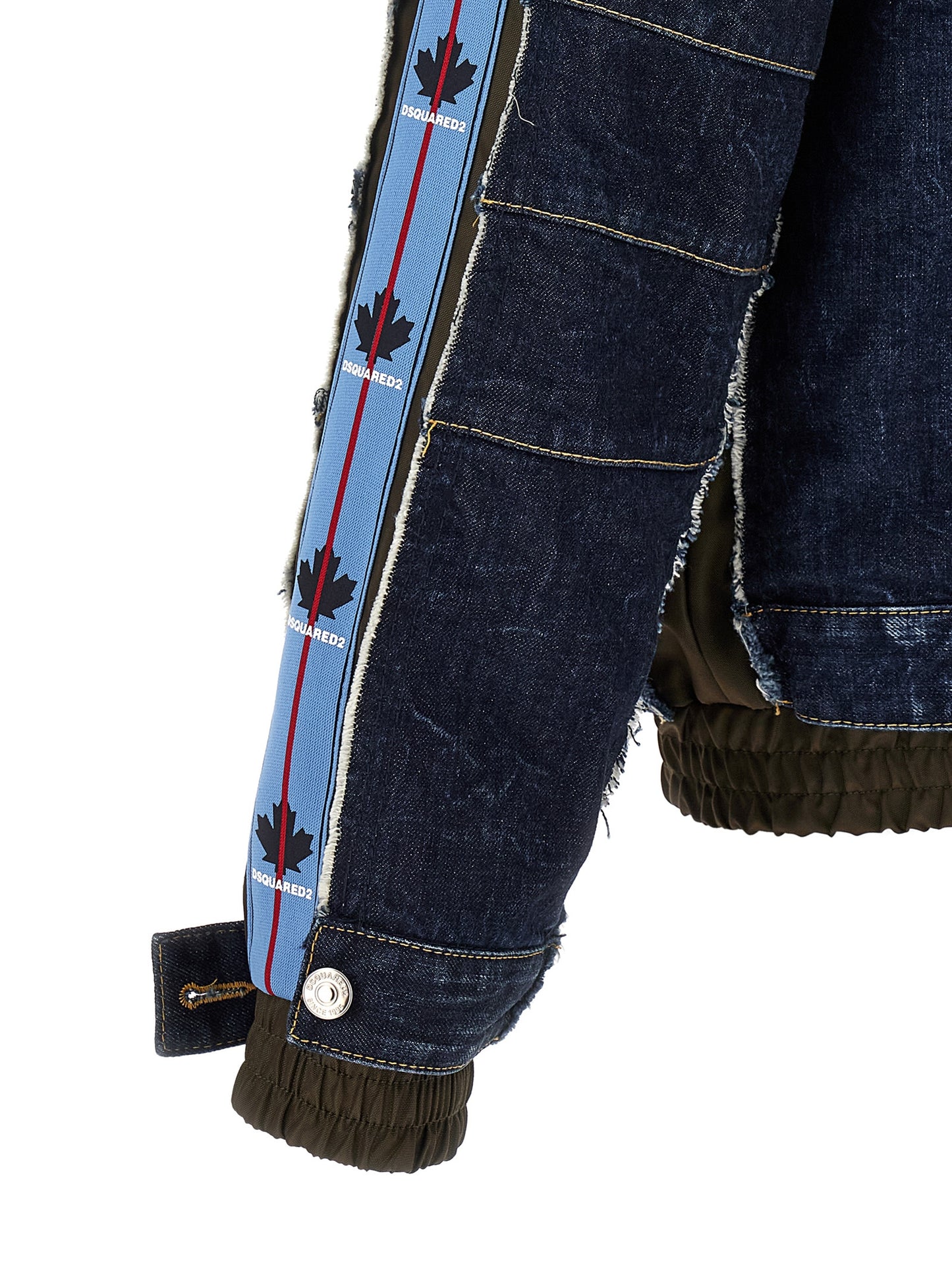 Dsquared2 Men Multilayer Denim Jacket DSQUARED2