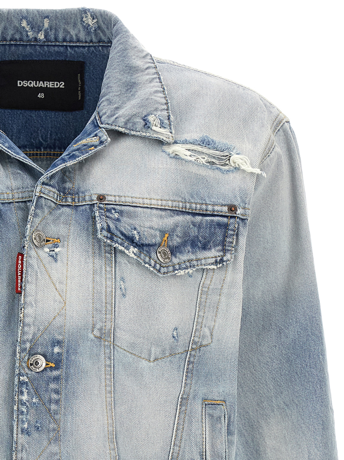 Dsquared2 Men Vintage Denim Jacket DSQUARED2
