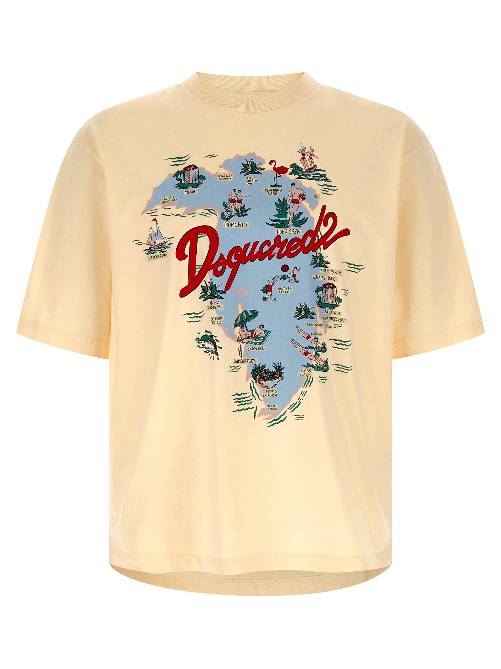 Dsquared2 Men Printed T-Shirt DSQUARED2