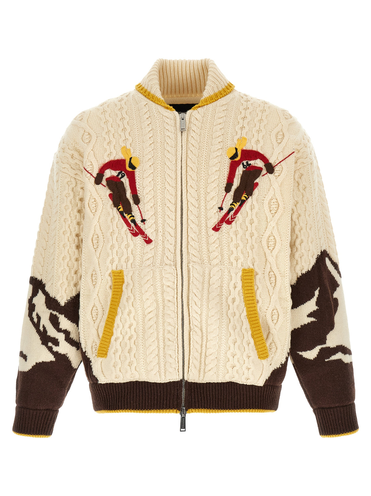 Dsquared2 Men Multicolor 'Snowy Dream' Cardigan DSQUARED2