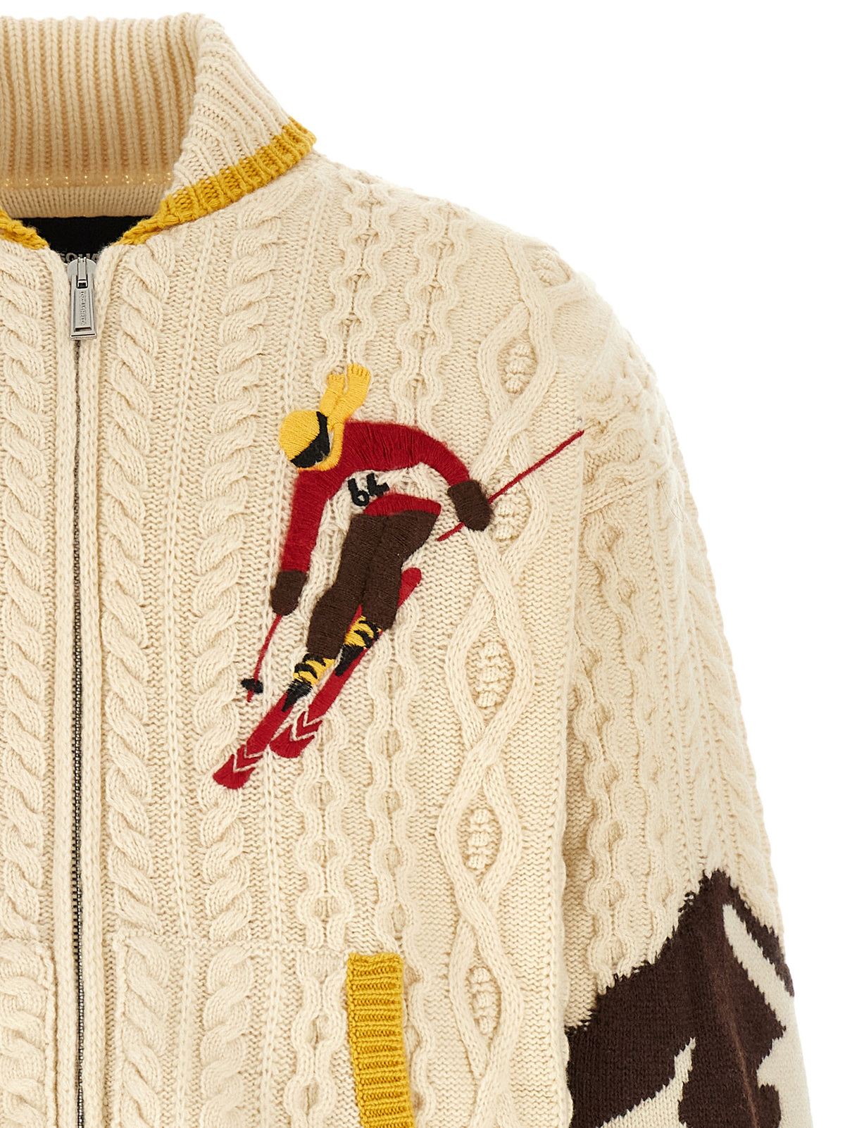 Dsquared2 Men Multicolor 'Snowy Dream' Cardigan DSQUARED2