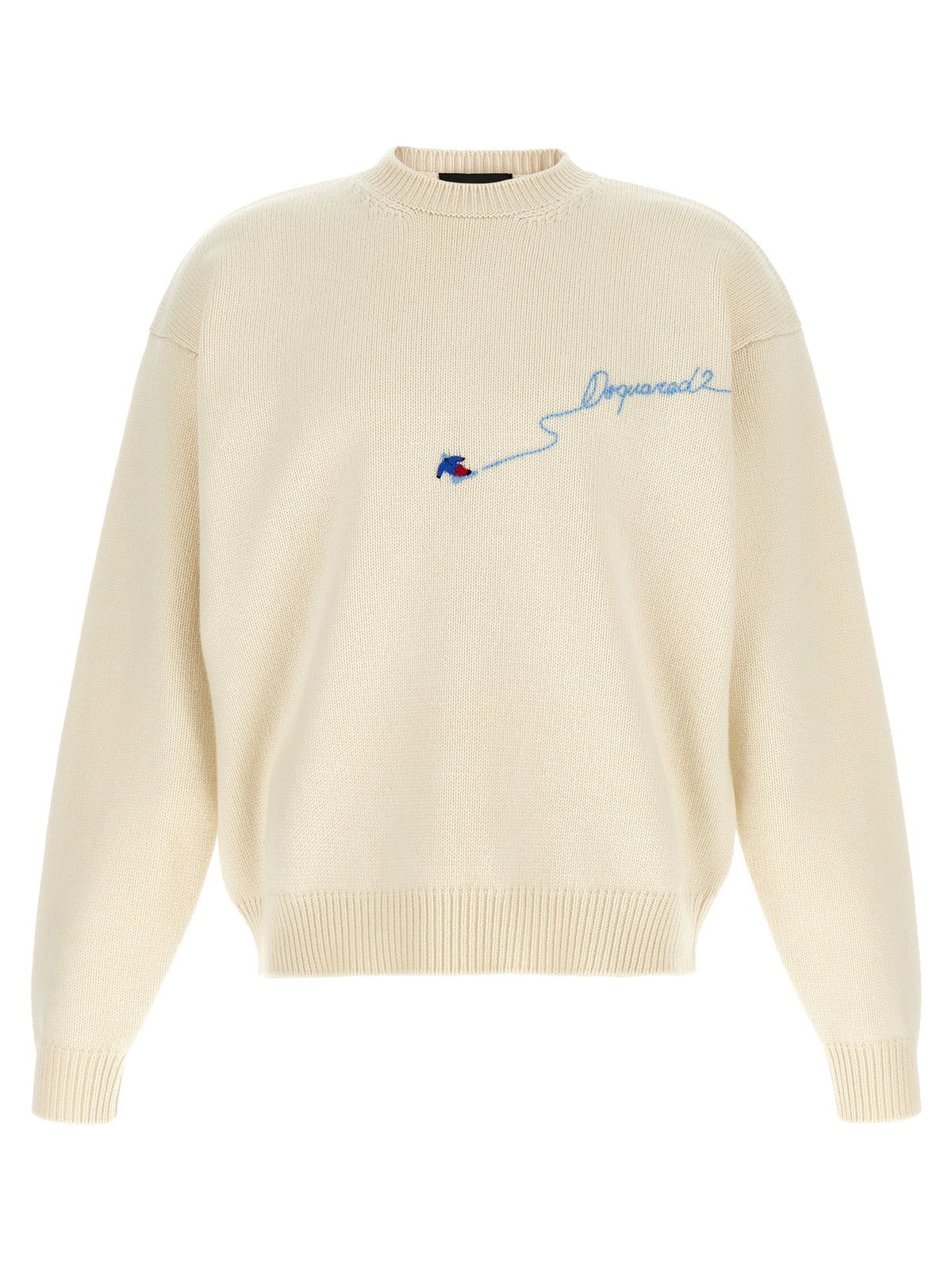 Dsquared2 Men White 'Snowy Dream' Sweater DSQUARED2