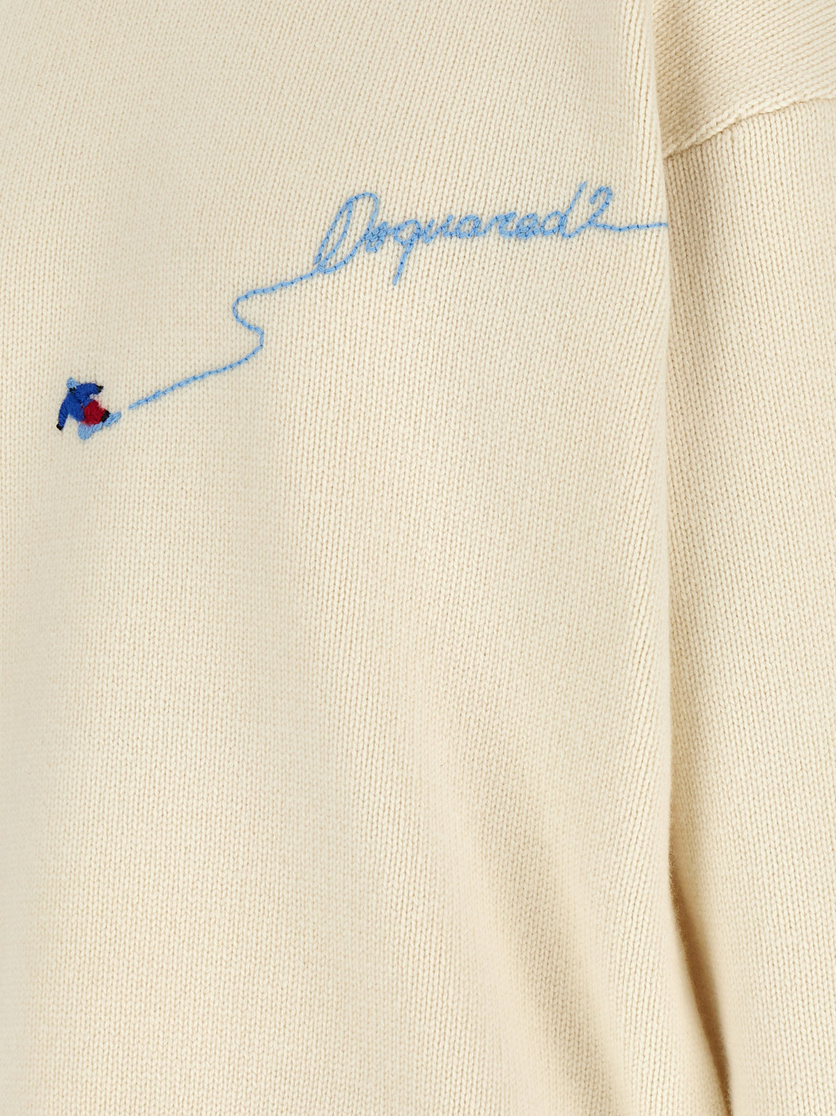 Dsquared2 Men White 'Snowy Dream' Sweater DSQUARED2