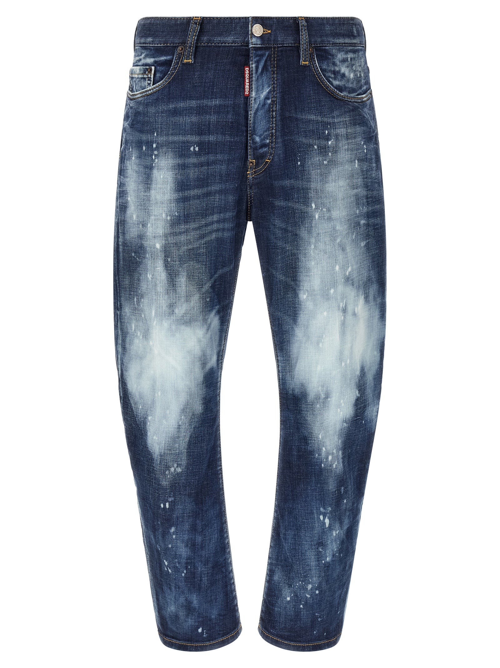 Dsquared2 Men 'Bro' Jeans With 'Paint' Details DSQUARED2