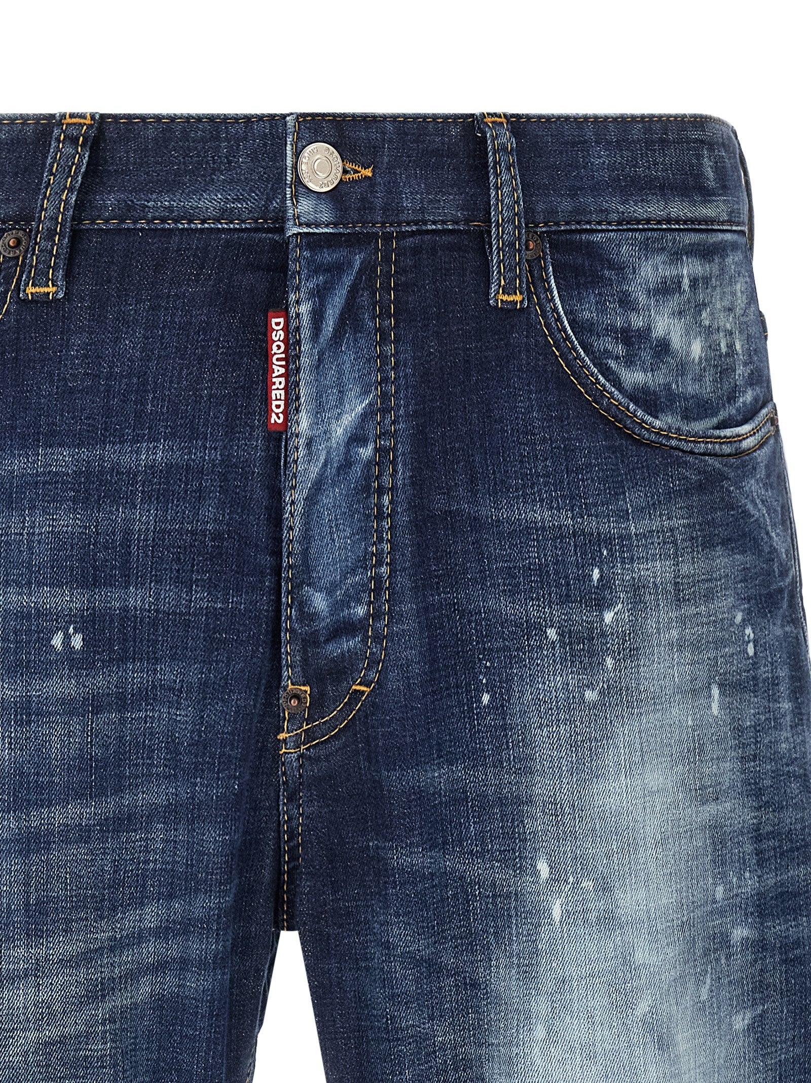 Dsquared2 Men 'Bro' Jeans With 'Paint' Details DSQUARED2
