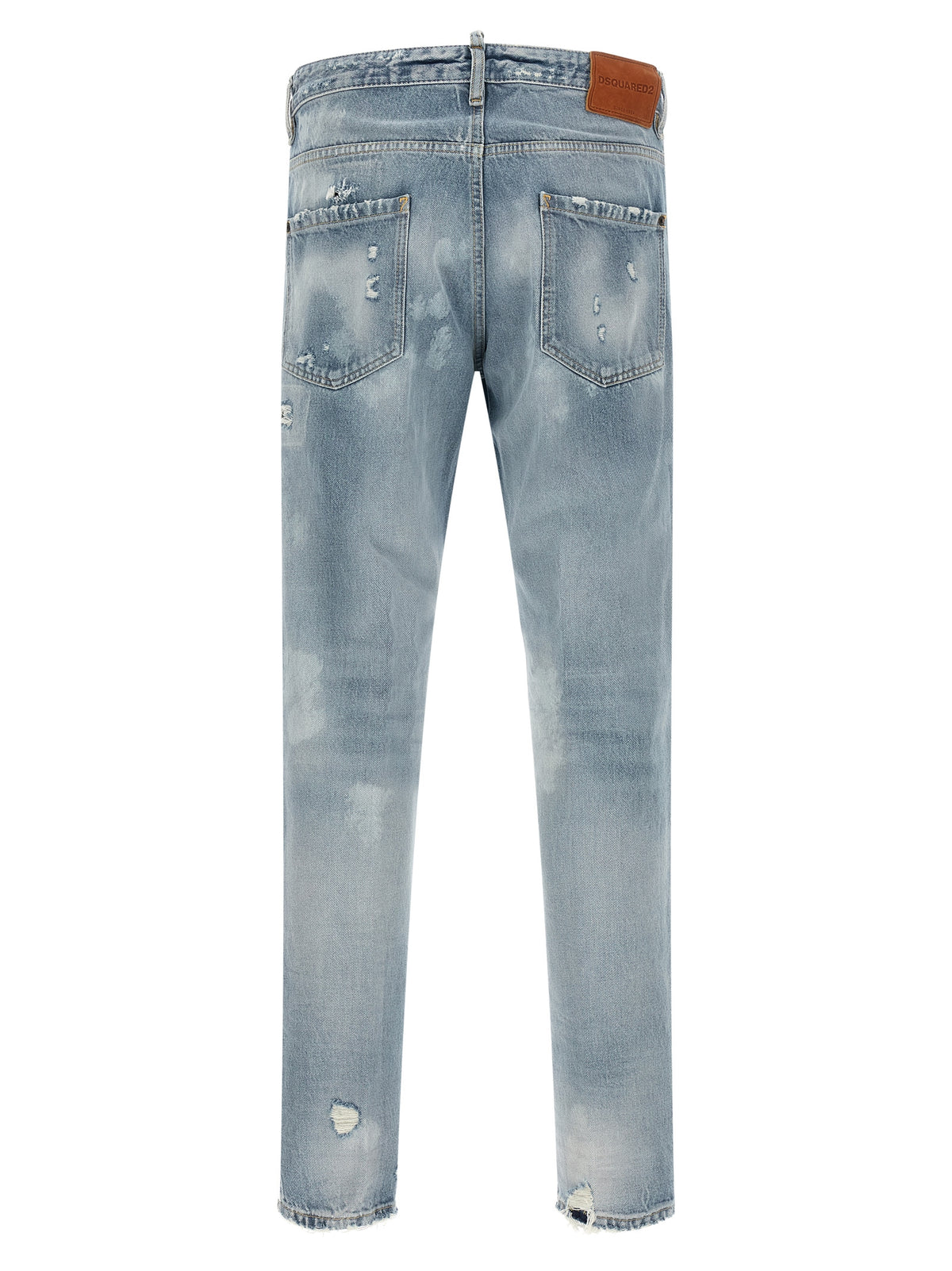 Dsquared2 Men Light Blue 'Teddy' Jeans DSQUARED2