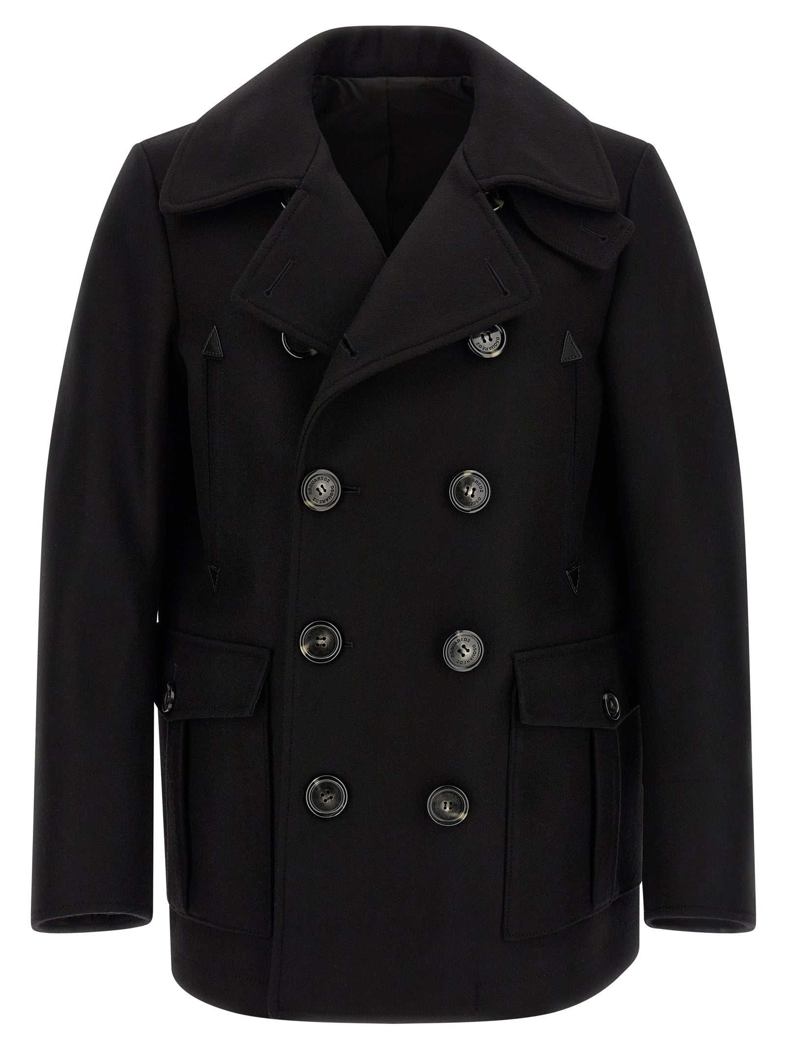 Dsquared2 Men Double-Breasted Coat DSQUARED2