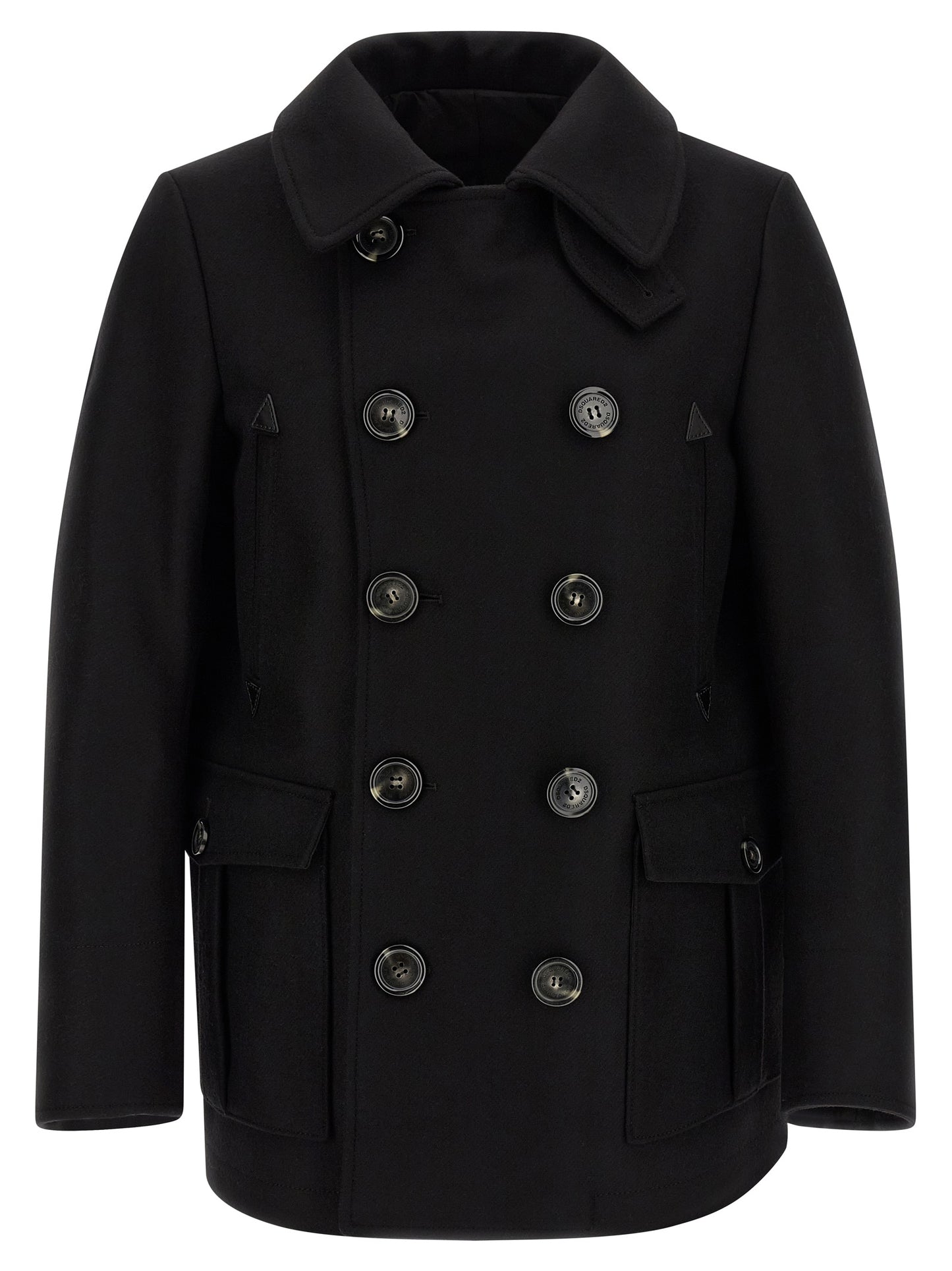 Dsquared2 Men Double-Breasted Coat DSQUARED2