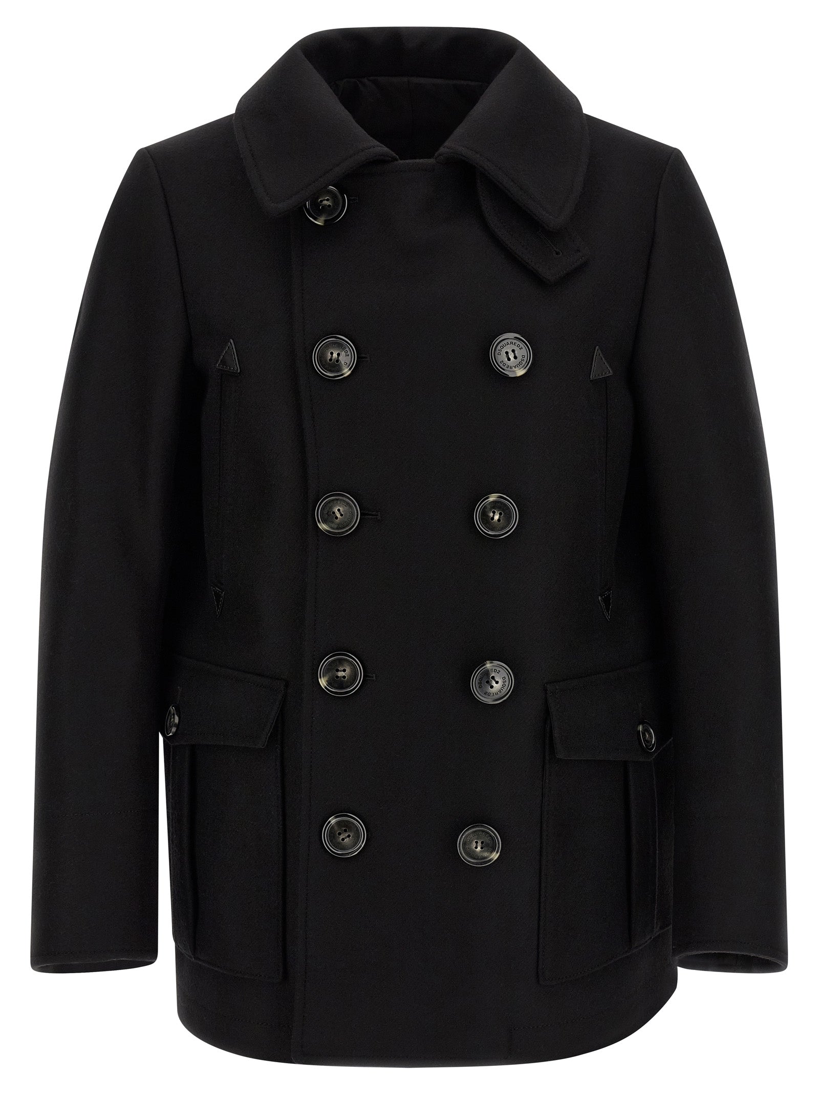 Dsquared2 Men Double-Breasted Coat DSQUARED2