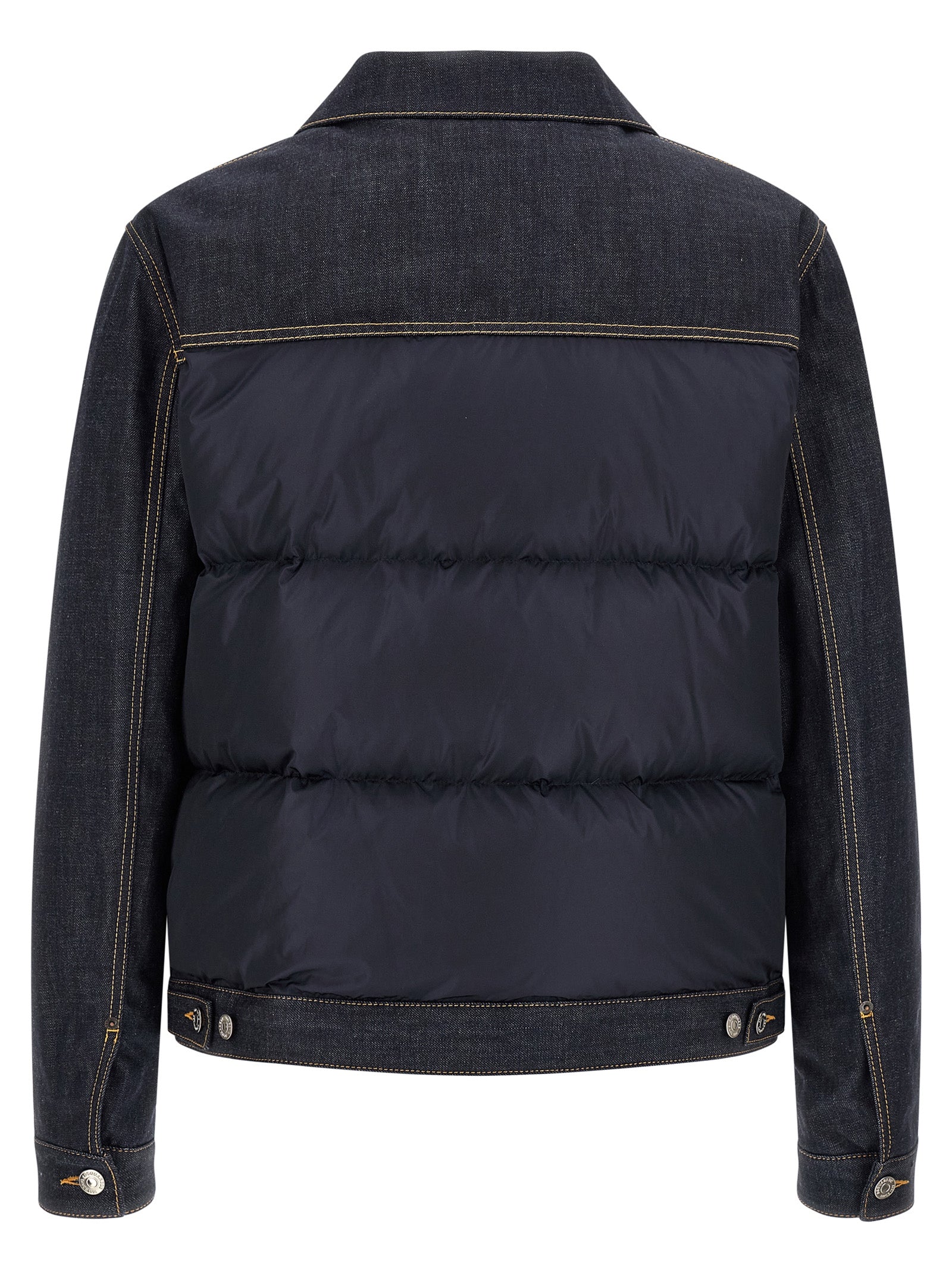 Dsquared2 Men Padded 'Hybrid' Trucker Jacket DSQUARED2