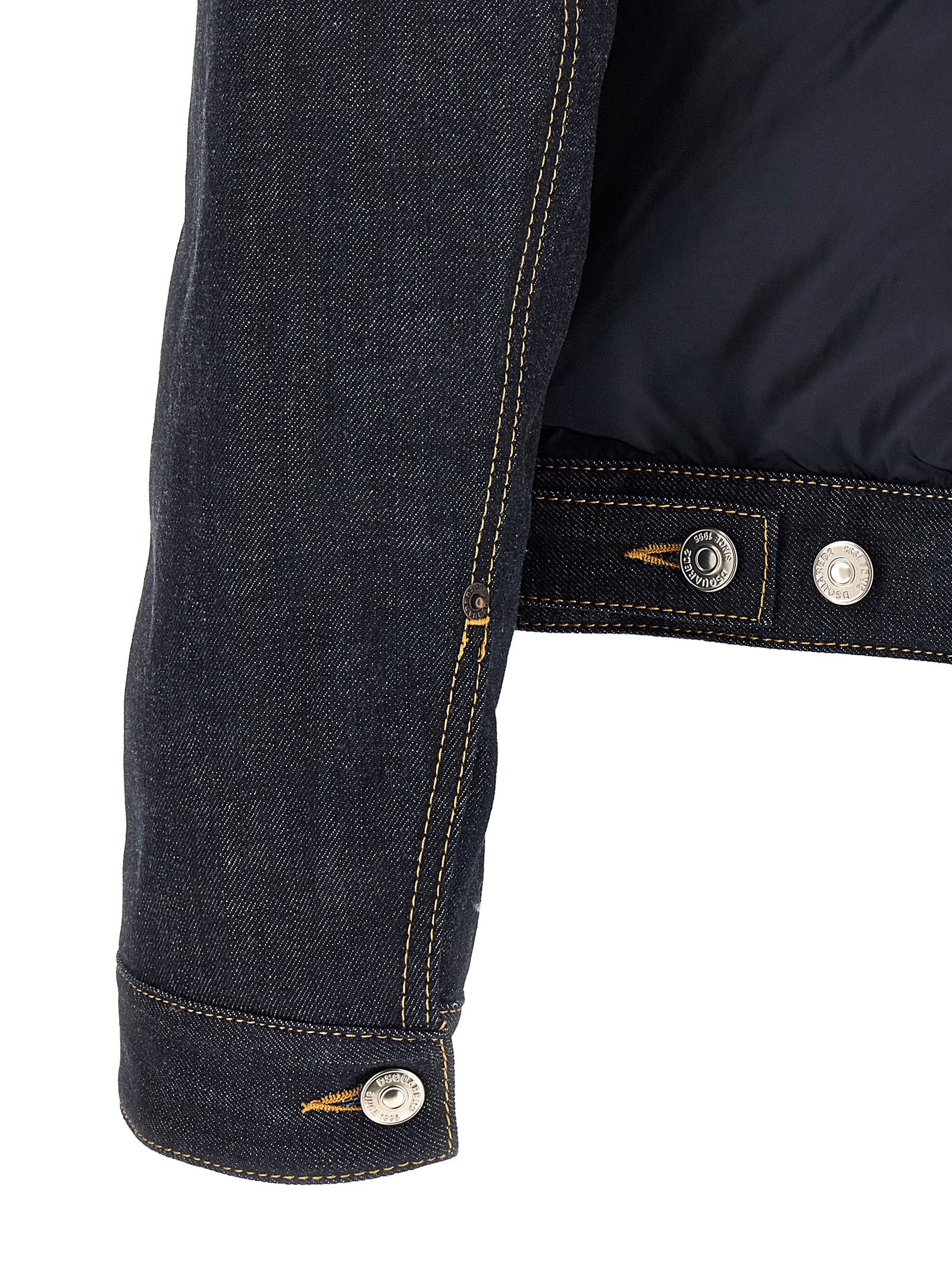 Dsquared2 Men Padded 'Hybrid' Trucker Jacket DSQUARED2