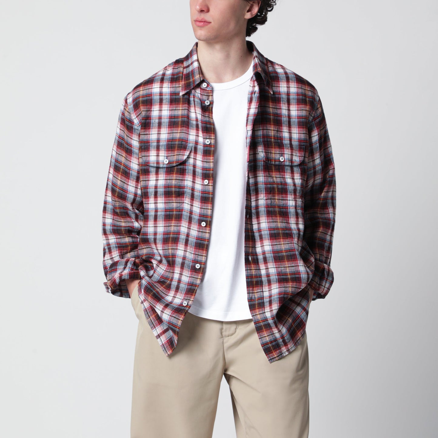 Dsquared2 Long-Sleeve Plaid Shirt Men DSQUARED2