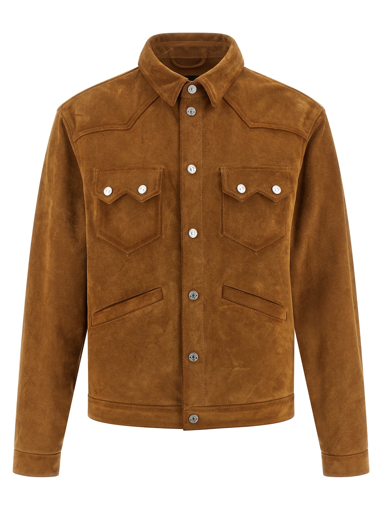 Dsquared2 Men 'Suede Boxy Shirt' Jacket DSQUARED2