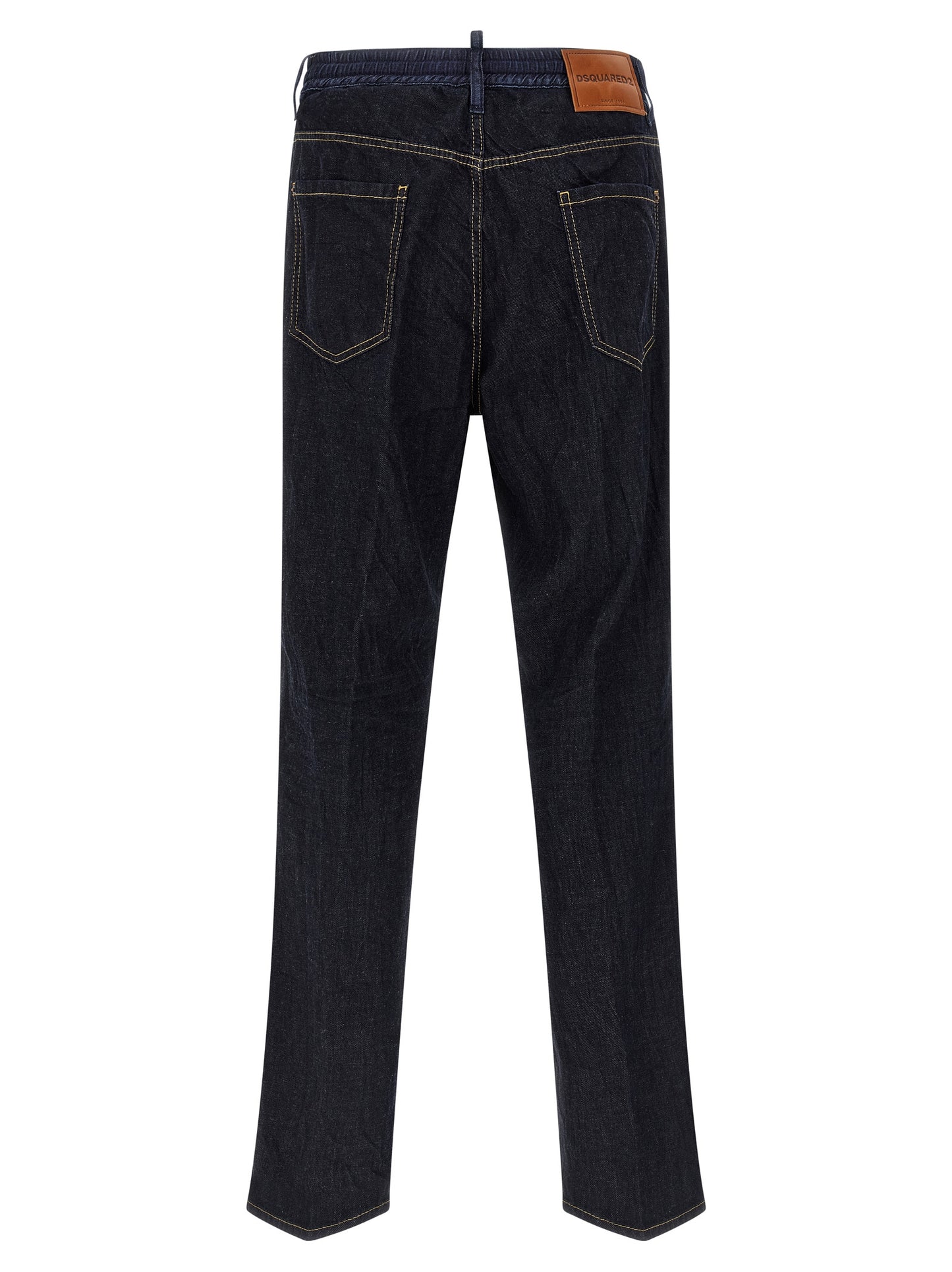 Dsquared2 Men Crinkled Effect Jeans DSQUARED2