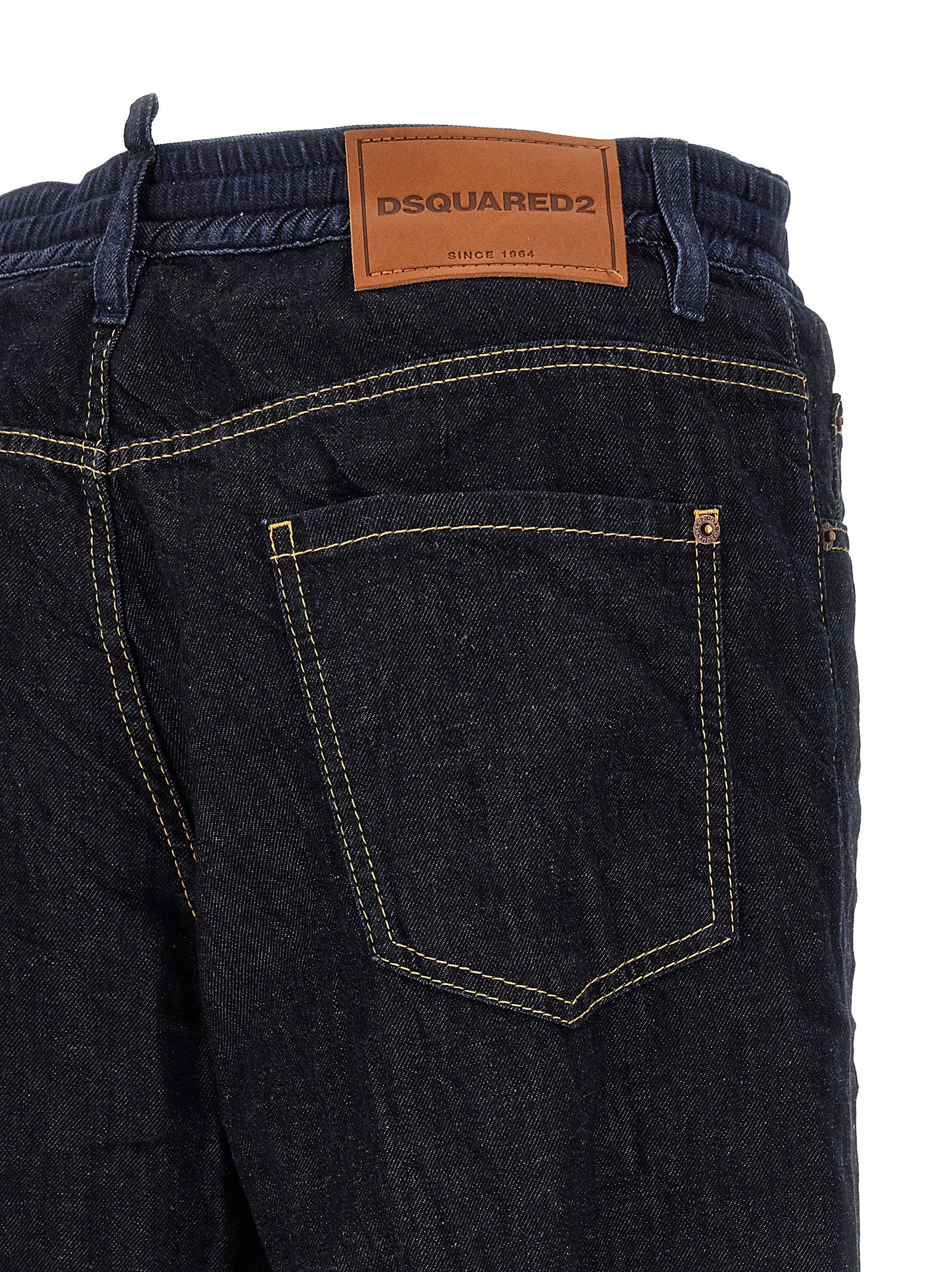 Dsquared2 Men Crinkled Effect Jeans DSQUARED2