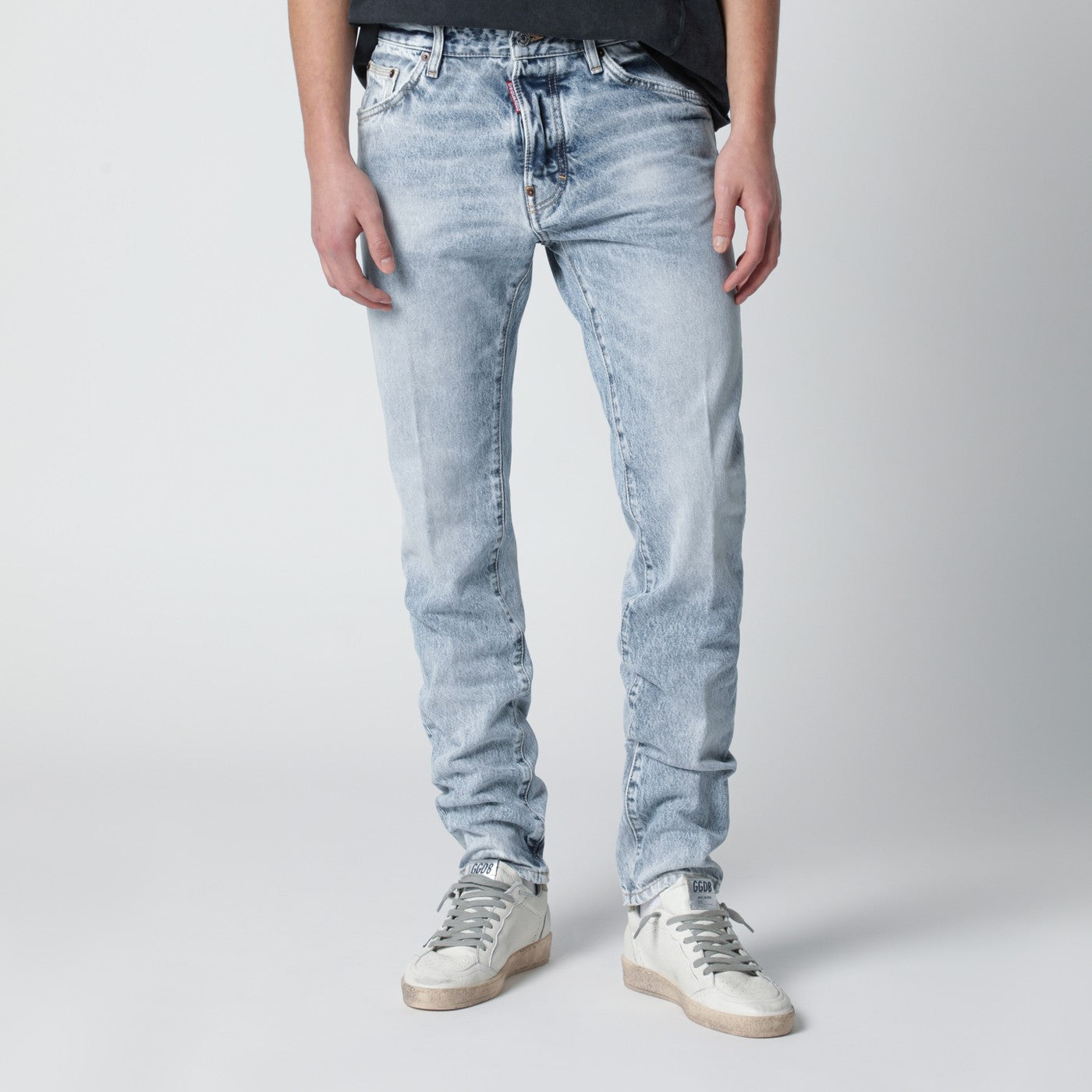 Dsquared2 Vintage-Effect Stretch Denim Jeans Men DSQUARED2