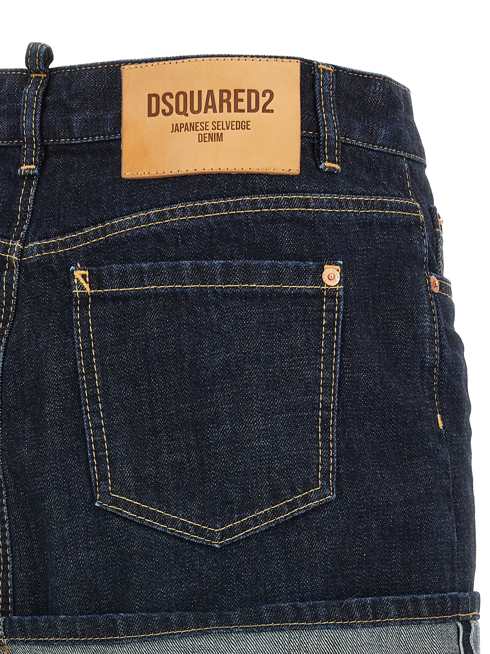 Dsquared2 Women 'Cimosa Authentic Japanese Denim' Skirt DSQUARED2