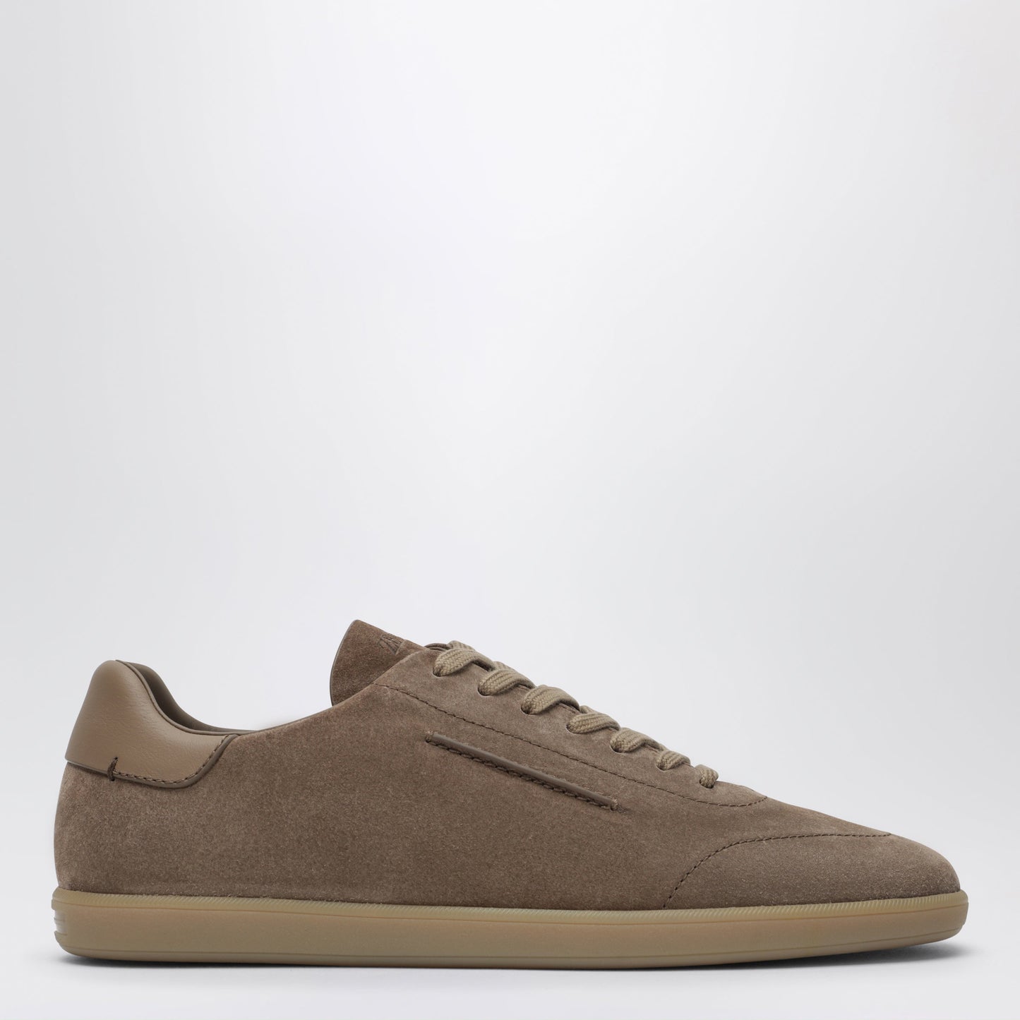 Zegna Beige 232 Sneakers In Suede Men ZEGNA