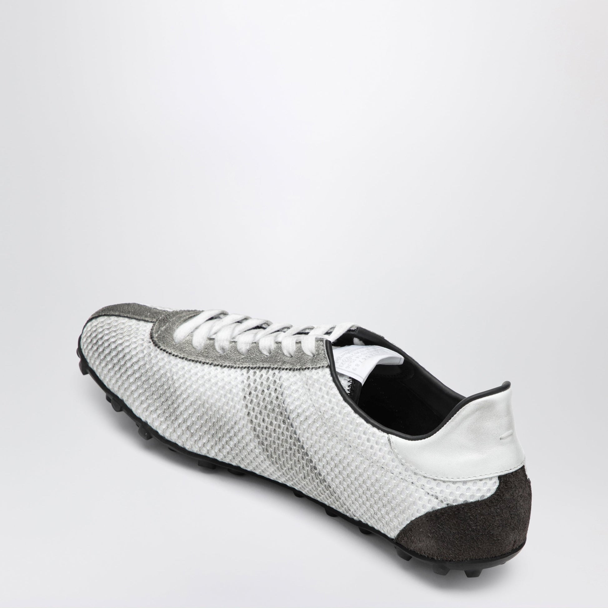 Maison Margiela Sprinters White/Grey Vintage-Effect Sneakers Men MAISON MARGIELA