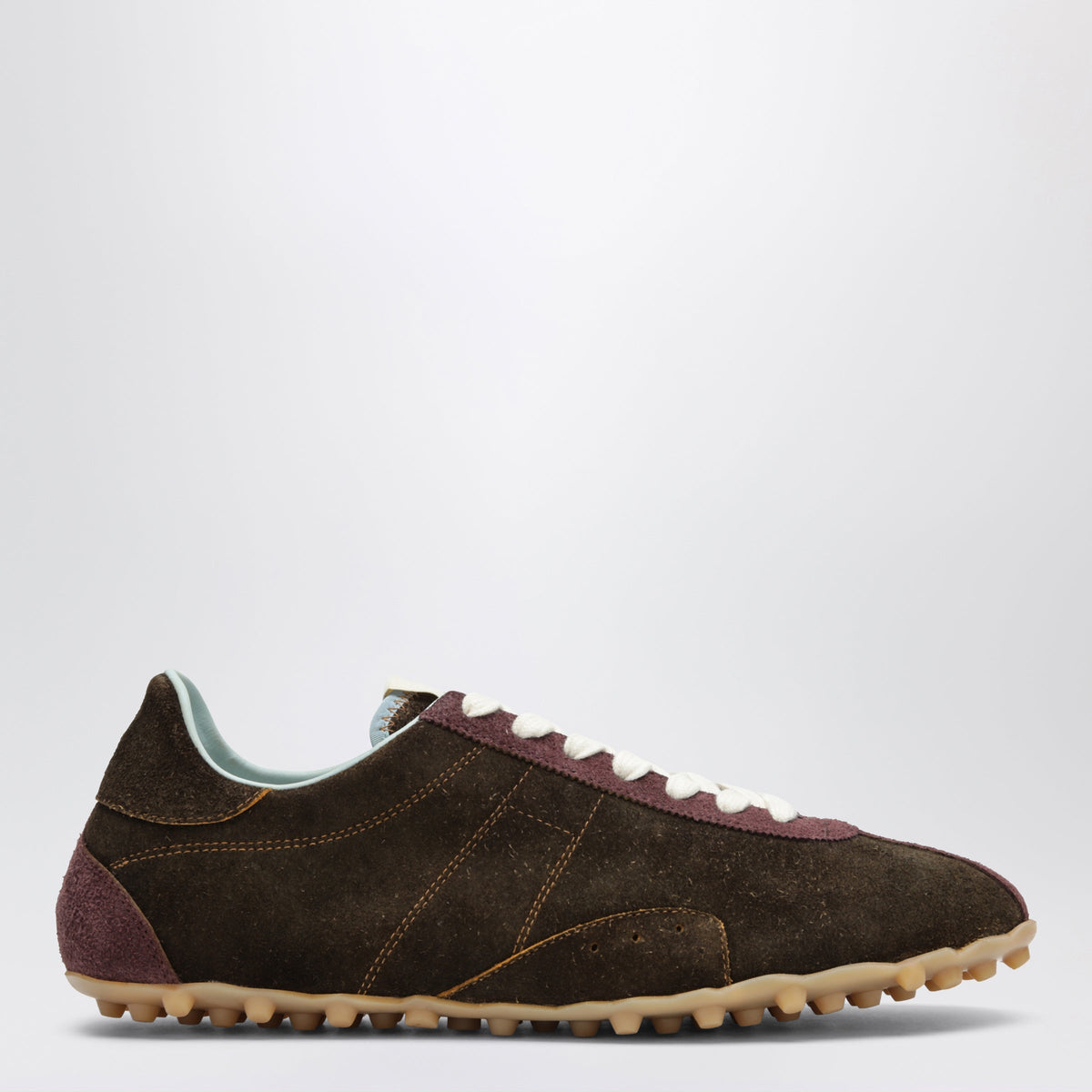Maison Margiela Brown Suede Sneakers Men MAISON MARGIELA