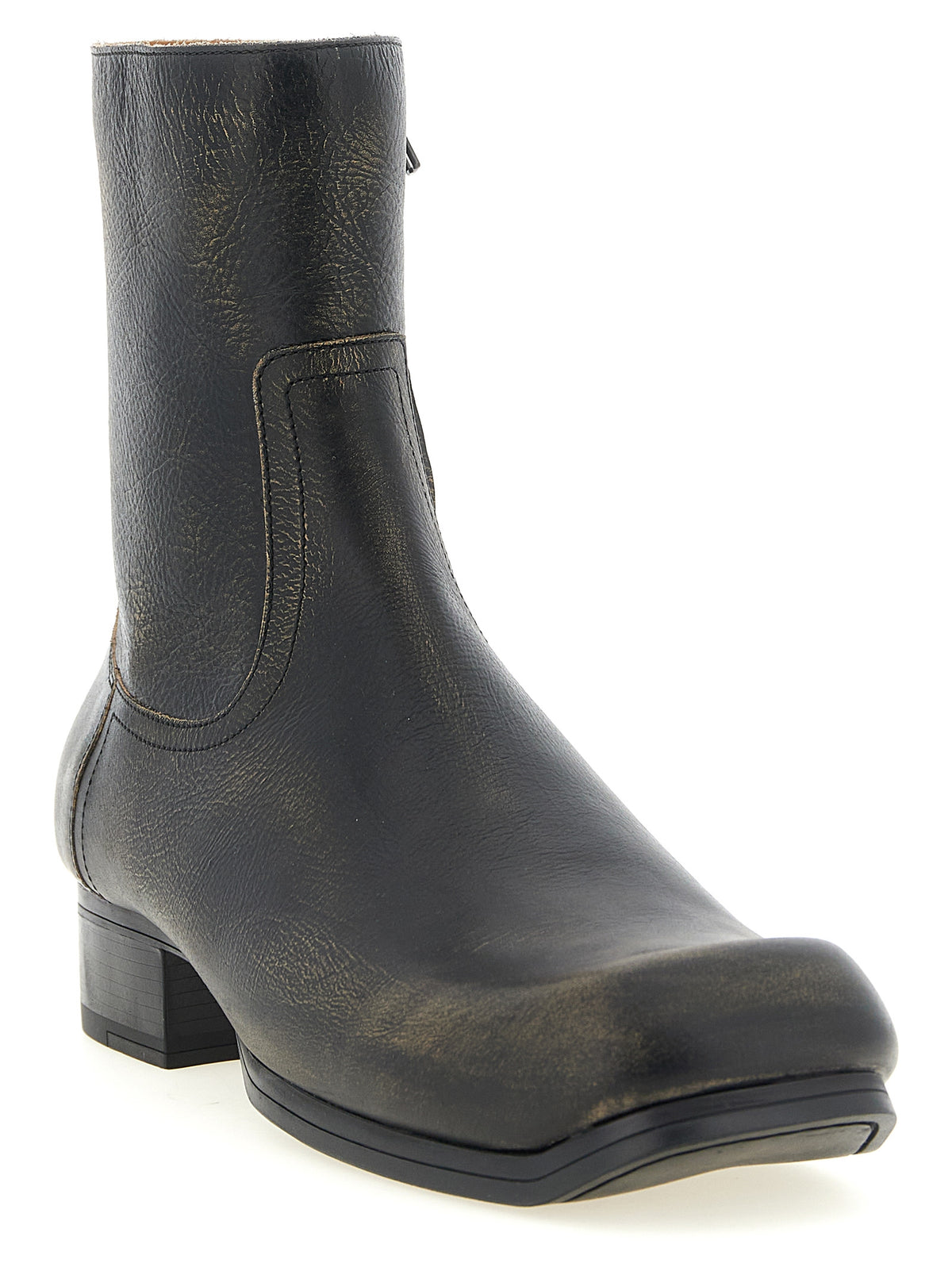 Maison Margiela Men Vintage Leather Ankle Boots MAISON MARGIELA