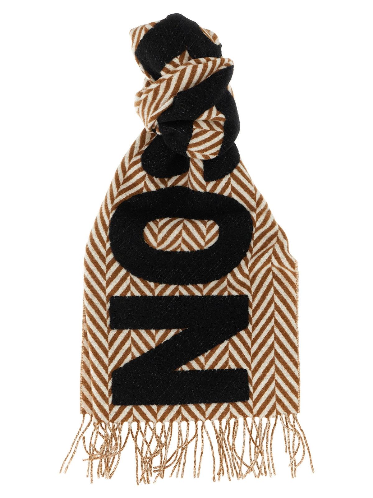 J.W.Anderson Men 'Herringbone Logo' Scarf J.W. ANDERSON